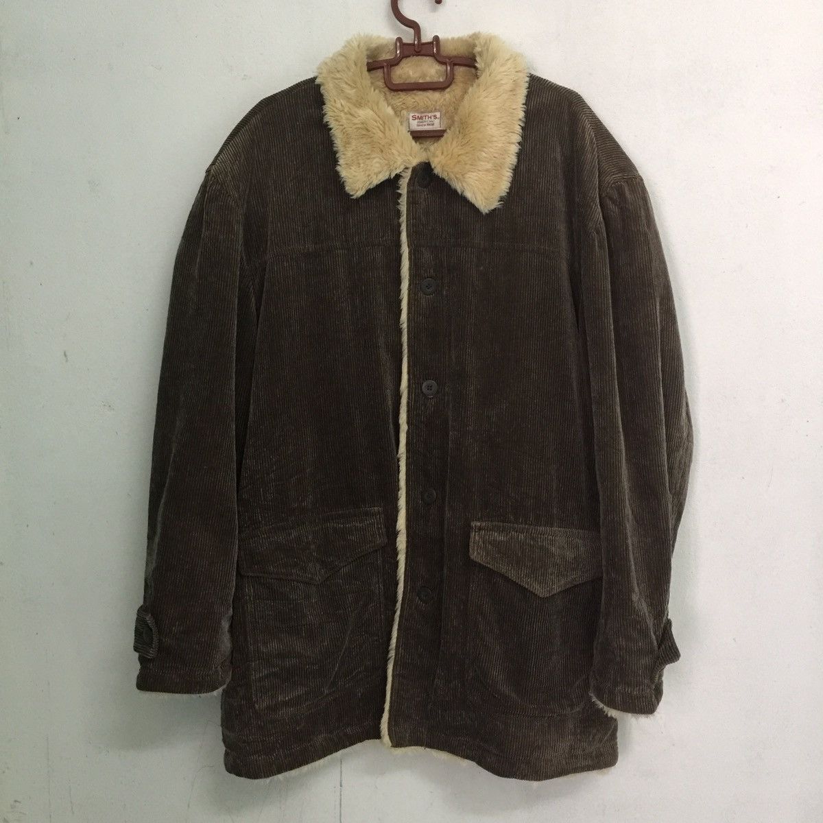 Image of American Classics x Mink Fur Coat Smith’S American Corduroy Jacket, Men's (Size XL)