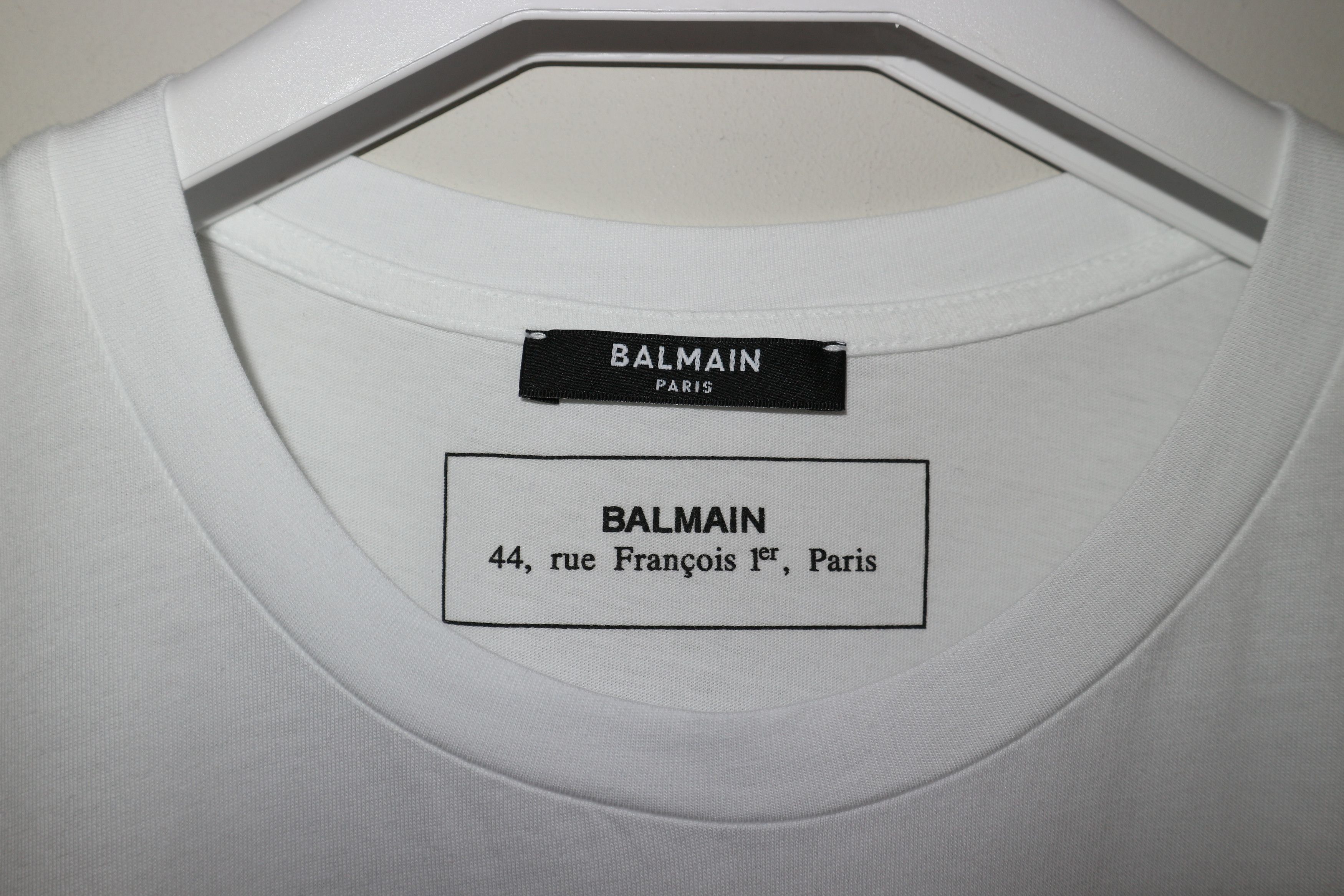 Balmain Logo print stripped shirt Size US XS / EU 42 / 0 - 3 Thumbnail