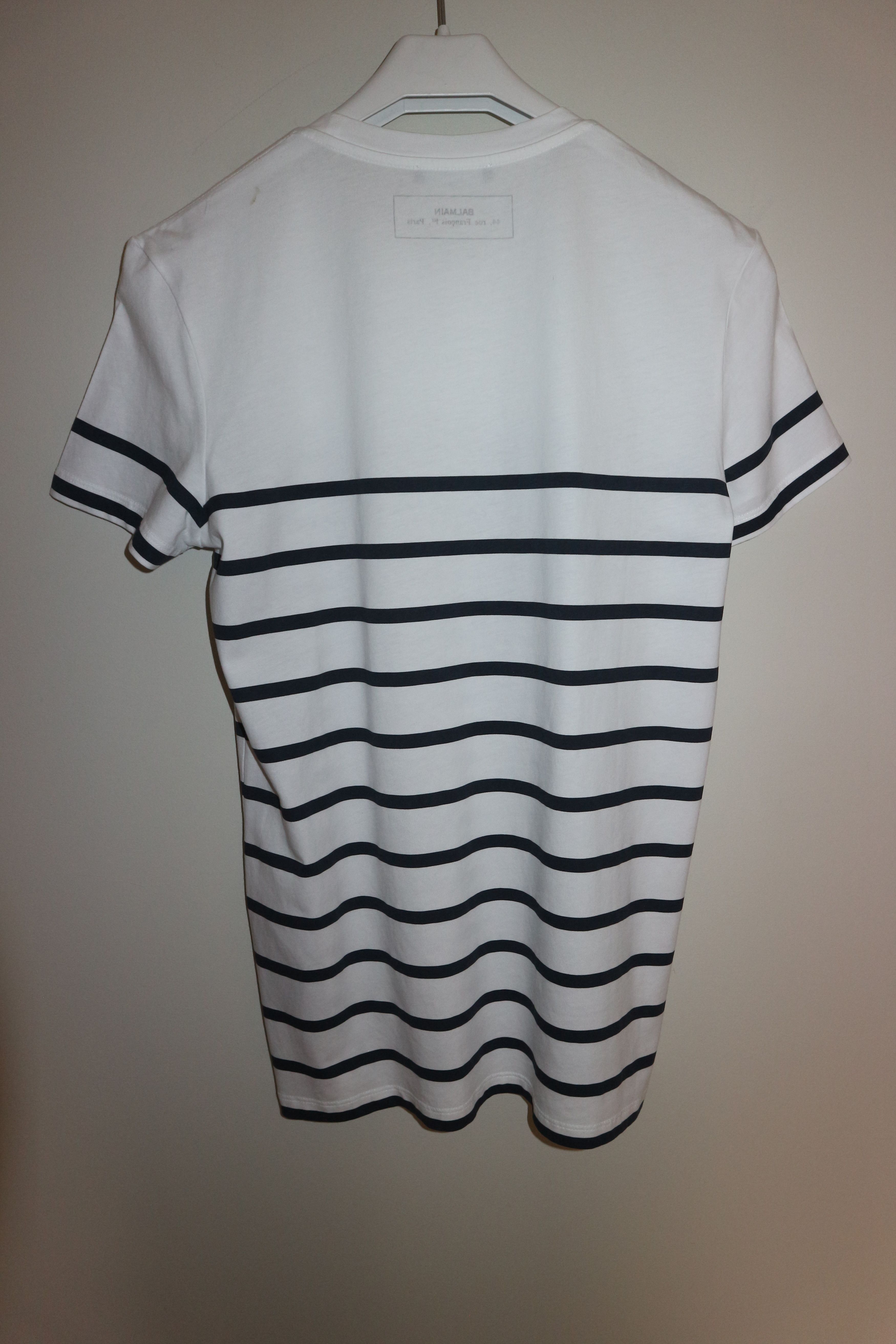Balmain Logo print stripped shirt Size US XS / EU 42 / 0 - 7 Thumbnail