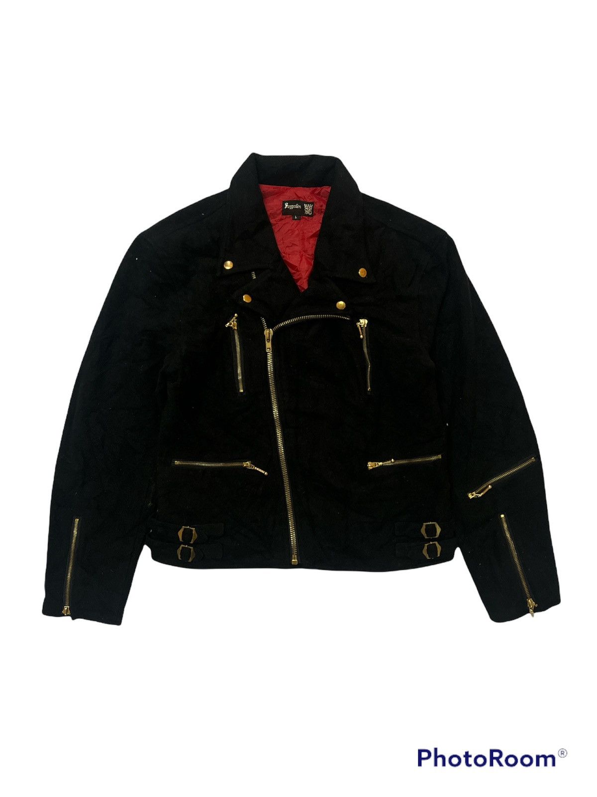 Japanese Brand × Seditionaries Double Colar Punk Not Dead Multizipper Wool Jacket Size US S / EU 44-46 / 1 - 1 Thumbnail