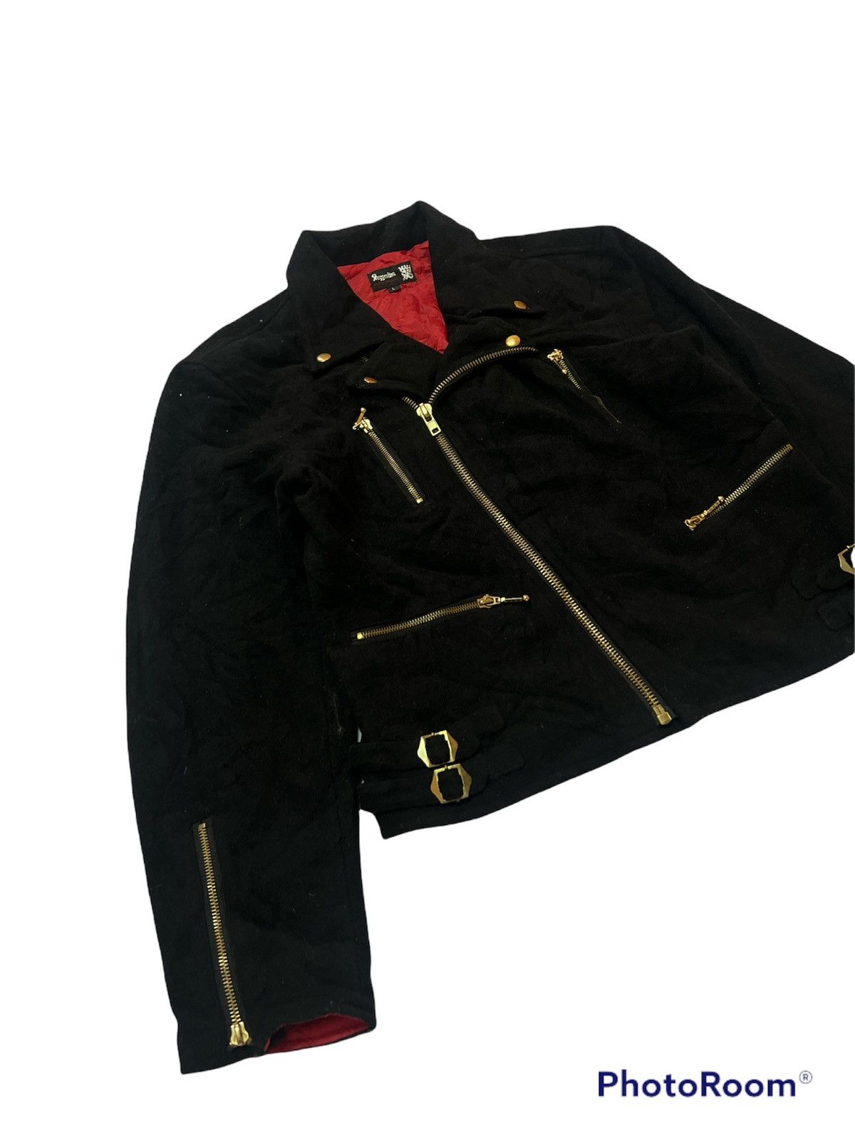 Japanese Brand × Seditionaries Double Colar Punk Not Dead Multizipper Wool Jacket Size US S / EU 44-46 / 1 - 3 Thumbnail