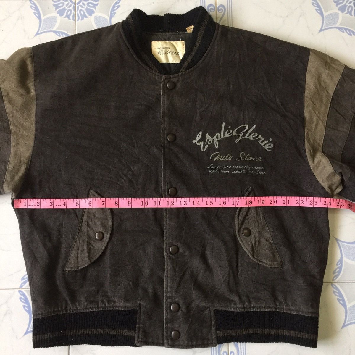 Japanese Brand Rare mile stone jacket full button JAPANESE BRAND Size US L / EU 52-54 / 3 - 10 Thumbnail