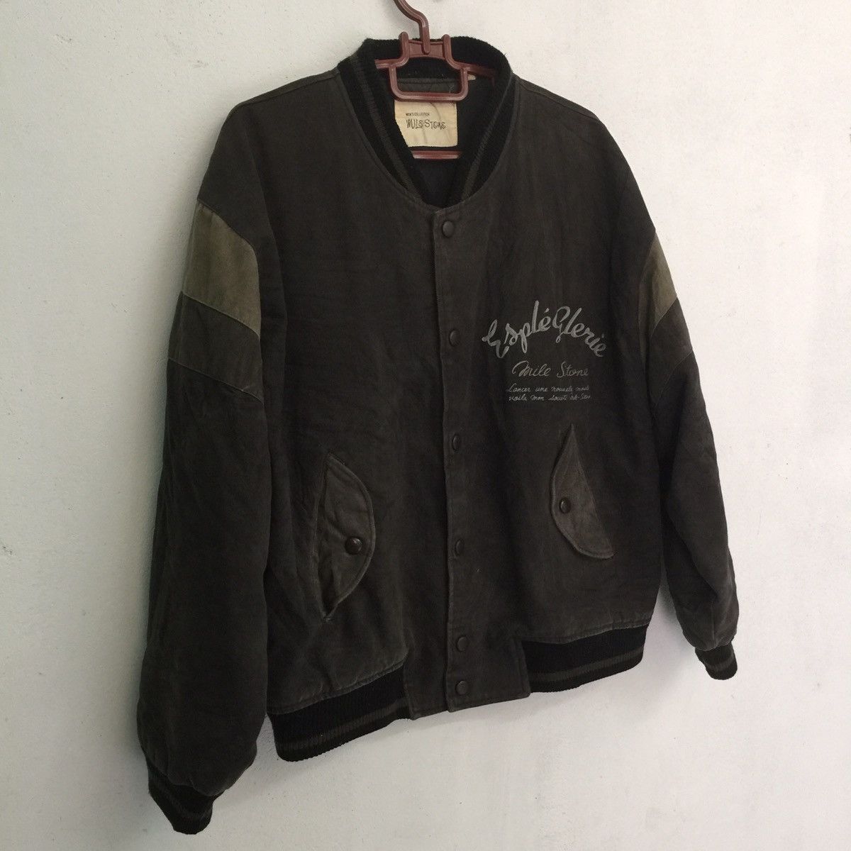 Japanese Brand Rare mile stone jacket full button JAPANESE BRAND Size US L / EU 52-54 / 3 - 4 Thumbnail