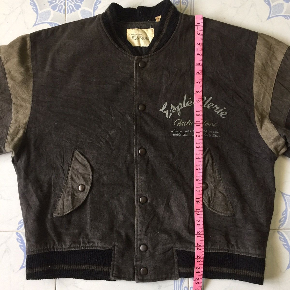 Japanese Brand Rare mile stone jacket full button JAPANESE BRAND Size US L / EU 52-54 / 3 - 12 Thumbnail