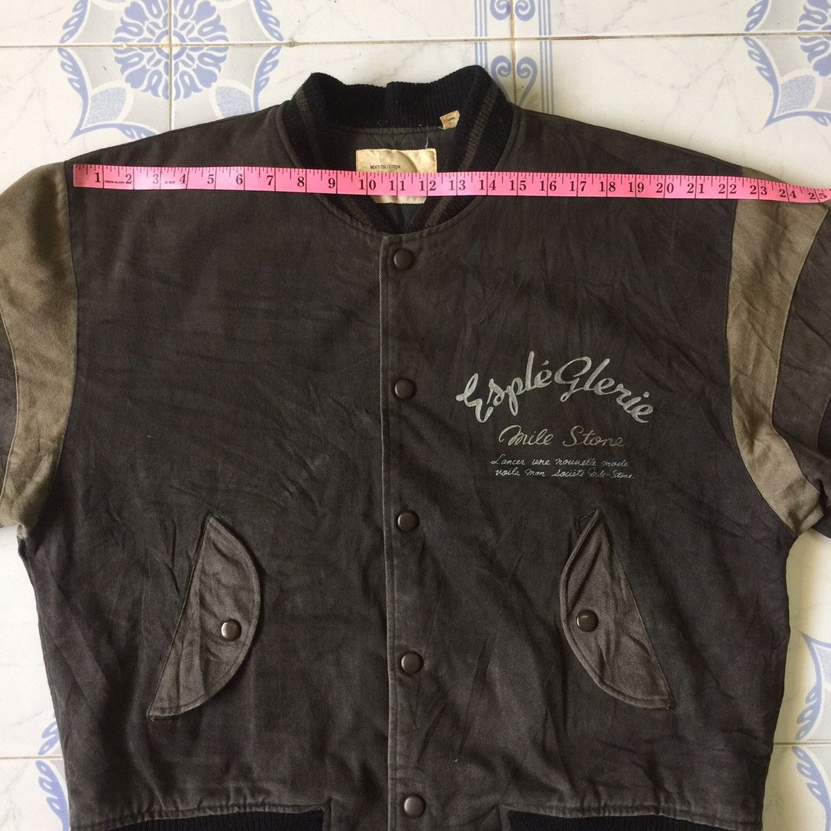 Japanese Brand Rare mile stone jacket full button JAPANESE BRAND Size US L / EU 52-54 / 3 - 11 Thumbnail