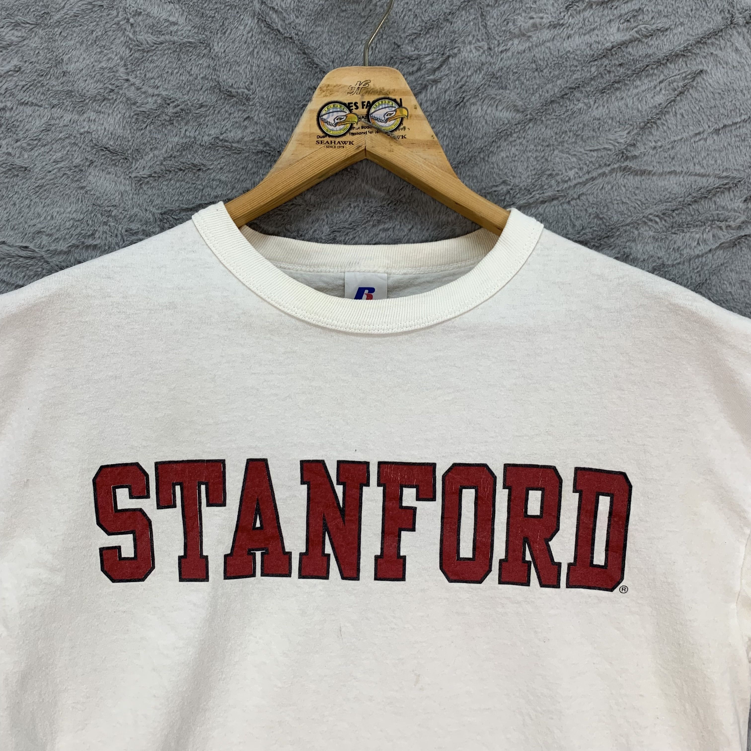 Russell Athletic Russell Athletic STANFORD Printed White Tee #4137-144 Size US M / EU 48-50 / 2 - 2 Thumbnail