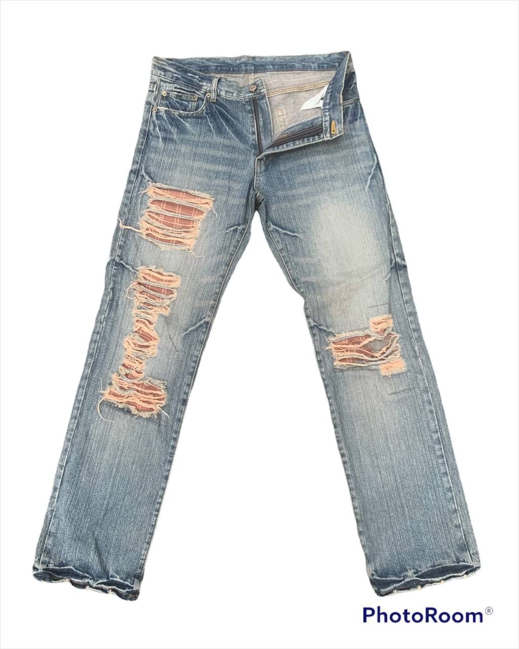 image of Distressed Denim in Blue, Men's (Size 31)