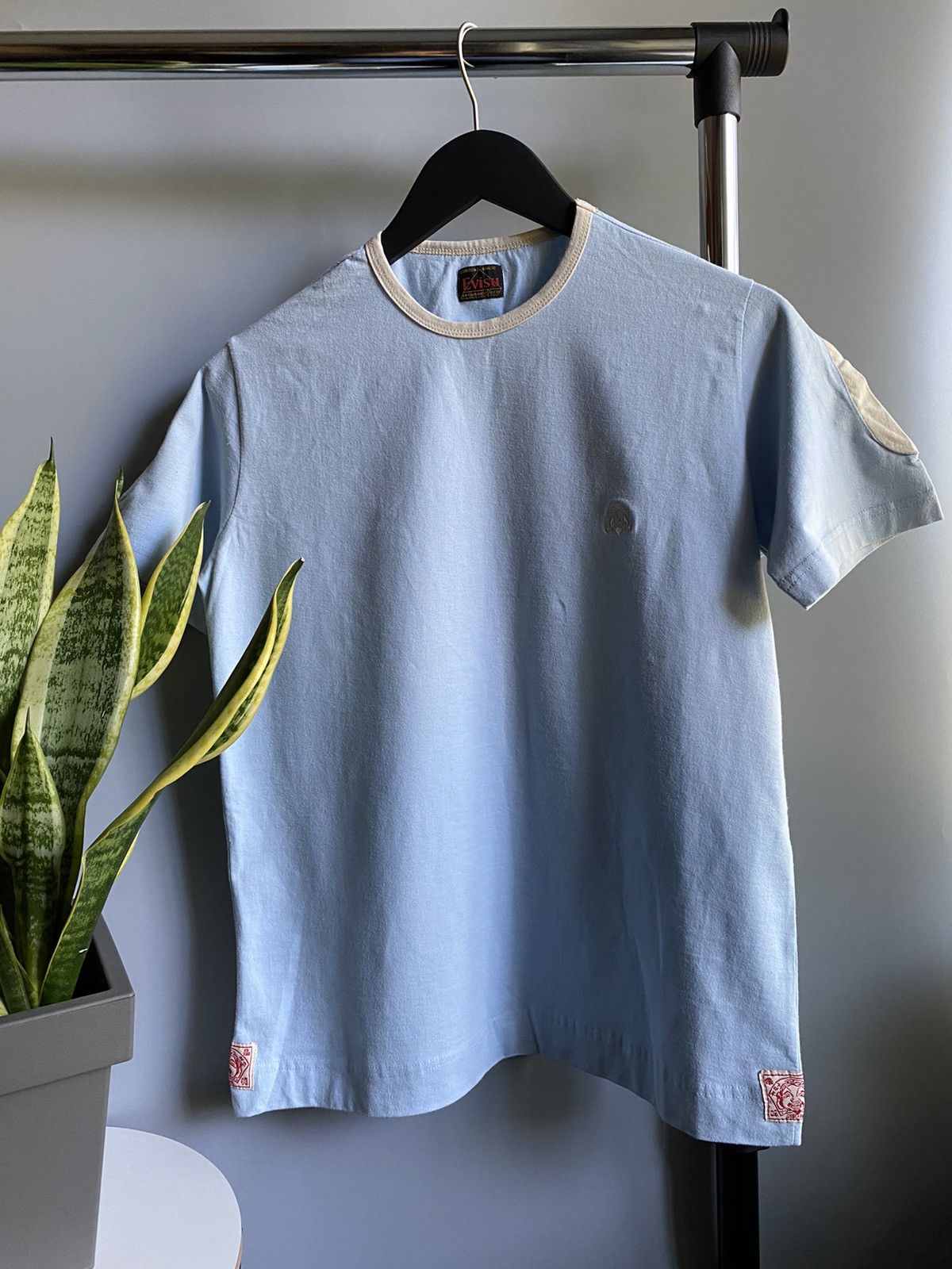 Evisu × Vintage Vintage Two Evisu Big Logo On Back T Shirts Men’s Blue M Size US M / EU 48-50 / 2 - 11 Thumbnail