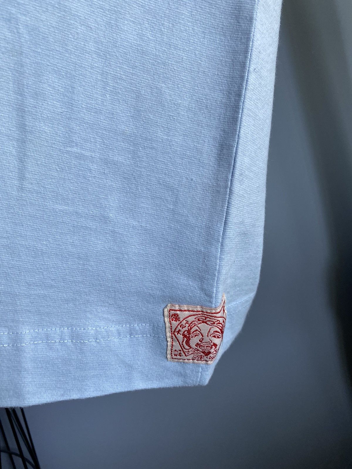 Evisu × Vintage Vintage Two Evisu Big Logo On Back T Shirts Men’s Blue M Size US M / EU 48-50 / 2 - 13 Thumbnail