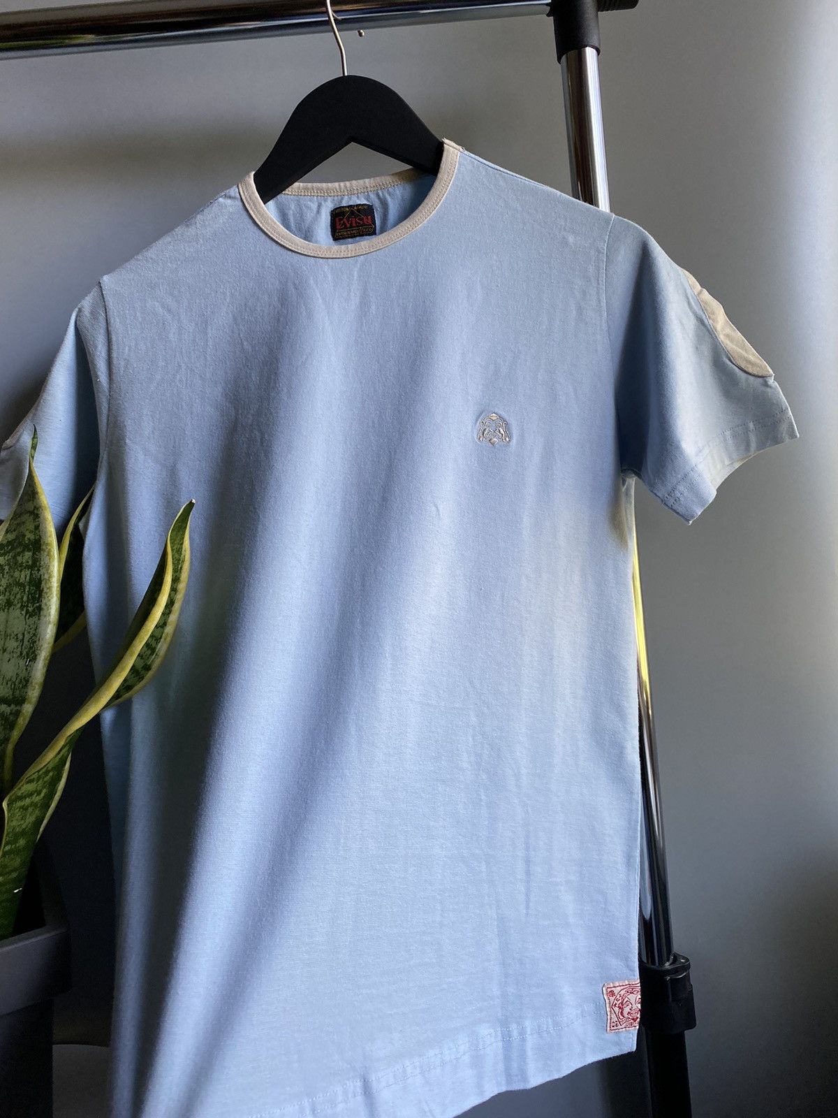 Evisu × Vintage Vintage Two Evisu Big Logo On Back T Shirts Men’s Blue M Size US M / EU 48-50 / 2 - 12 Thumbnail