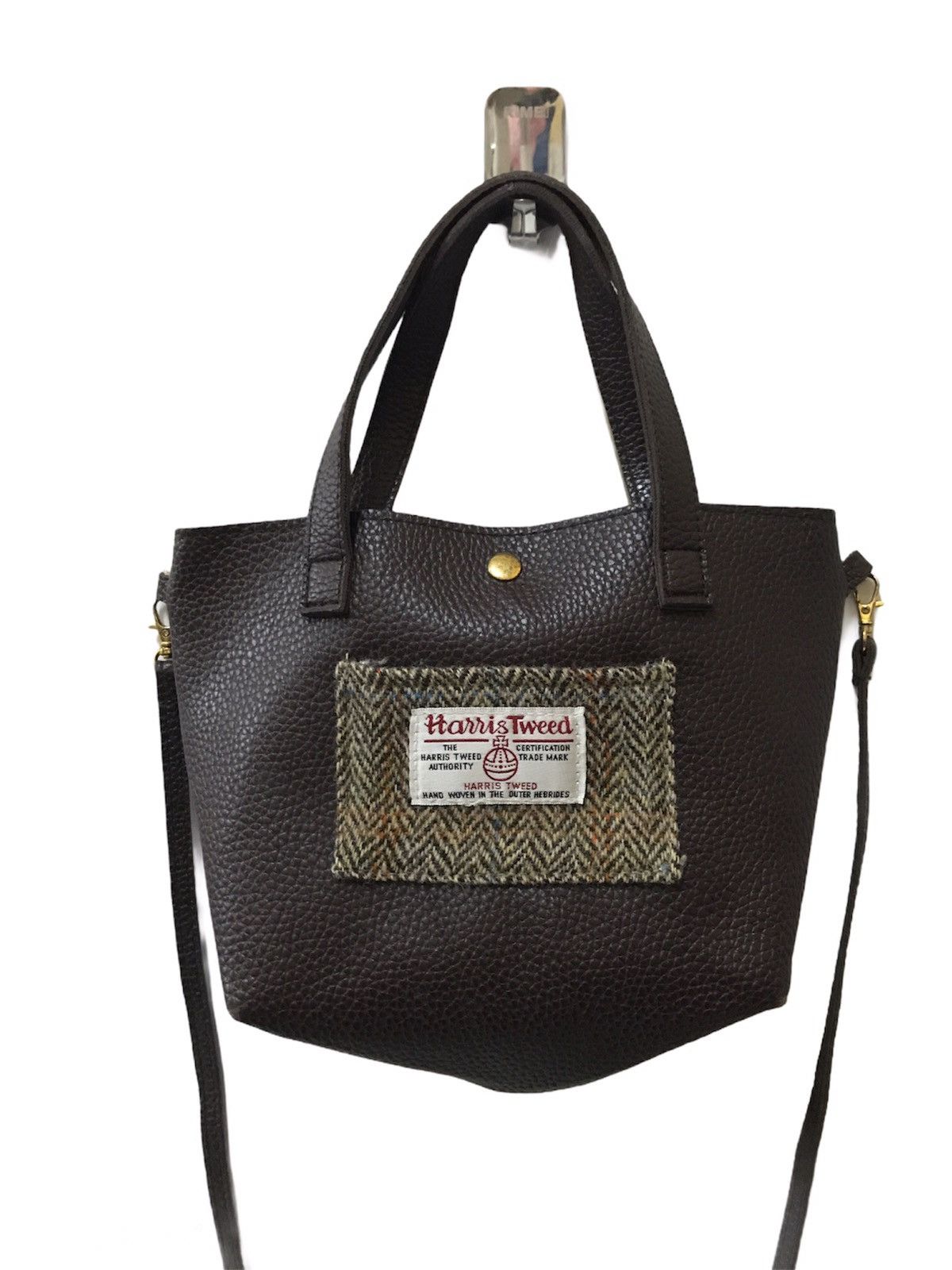 Beams Plus × Harris Tweed Beams Lights x Harris Tweed Leather Shoulder Bag Size ONE SIZE - 1 Thumbnail