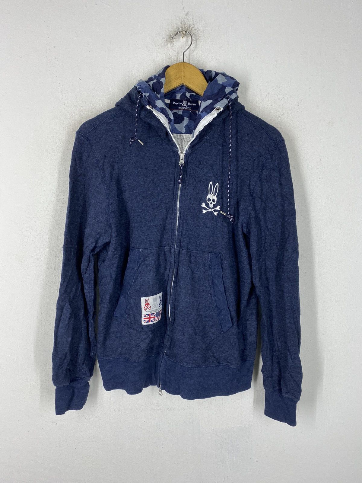image of Psycho Bunny x Robert Godley Sweater Hoodie By Robert Godley, Men's (Size Medium)