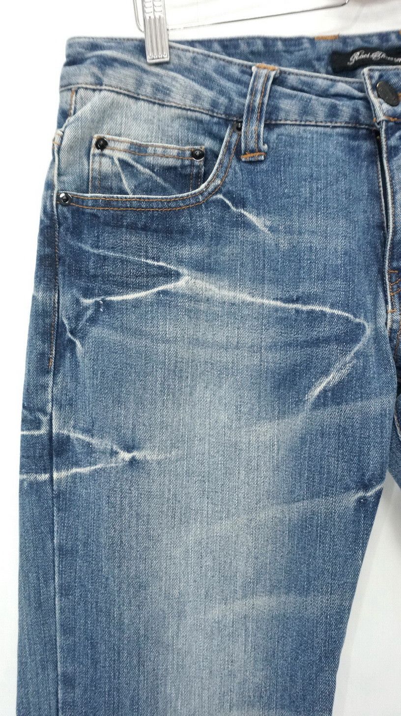 Japanese Brand Japan ROOT THREE Multi Pocket Low rise Blue Jeans Size US 34 / EU 50 - 3 Thumbnail