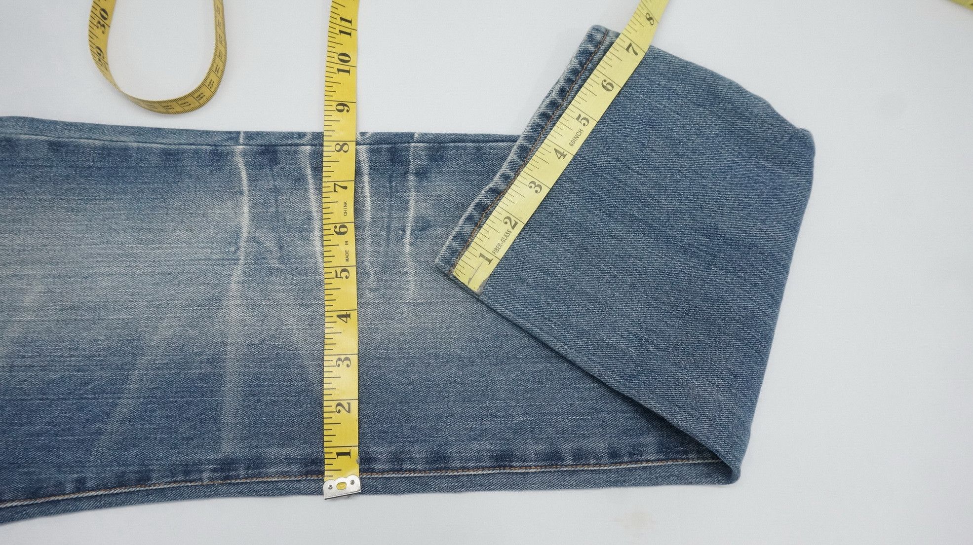 Japanese Brand Japan ROOT THREE Multi Pocket Low rise Blue Jeans Size US 34 / EU 50 - 14 Thumbnail
