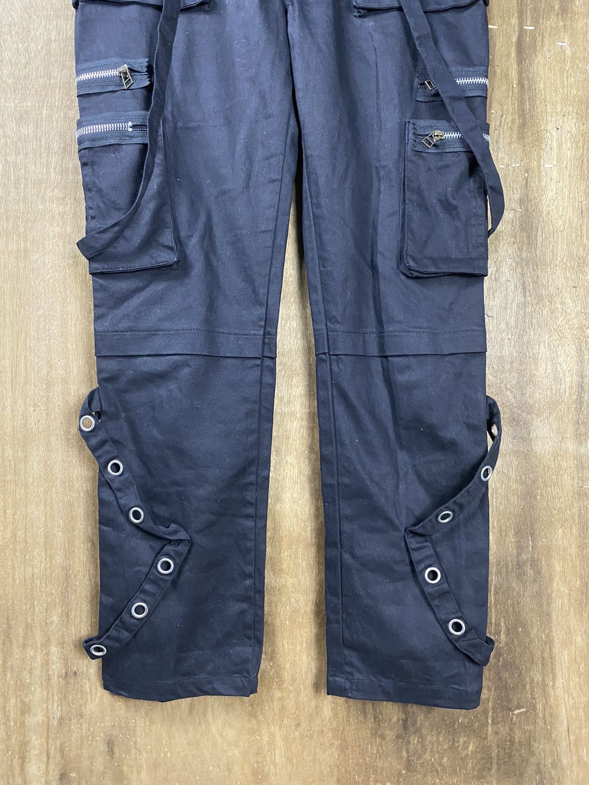 If Six Was Nine DL Lacoste seditionaries multipocket punk Cargo Pants #Z091 Size US 28 / EU 44 - 4 Thumbnail