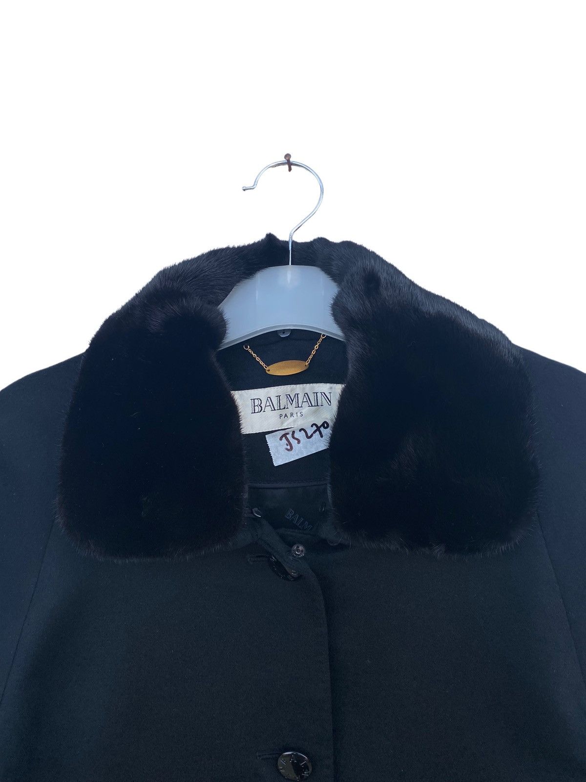 Balmain × Designer × Vintage Vintage Balmain Pure Cashmere TrenchCoat Size US M / EU 48-50 / 2 - 3 Thumbnail