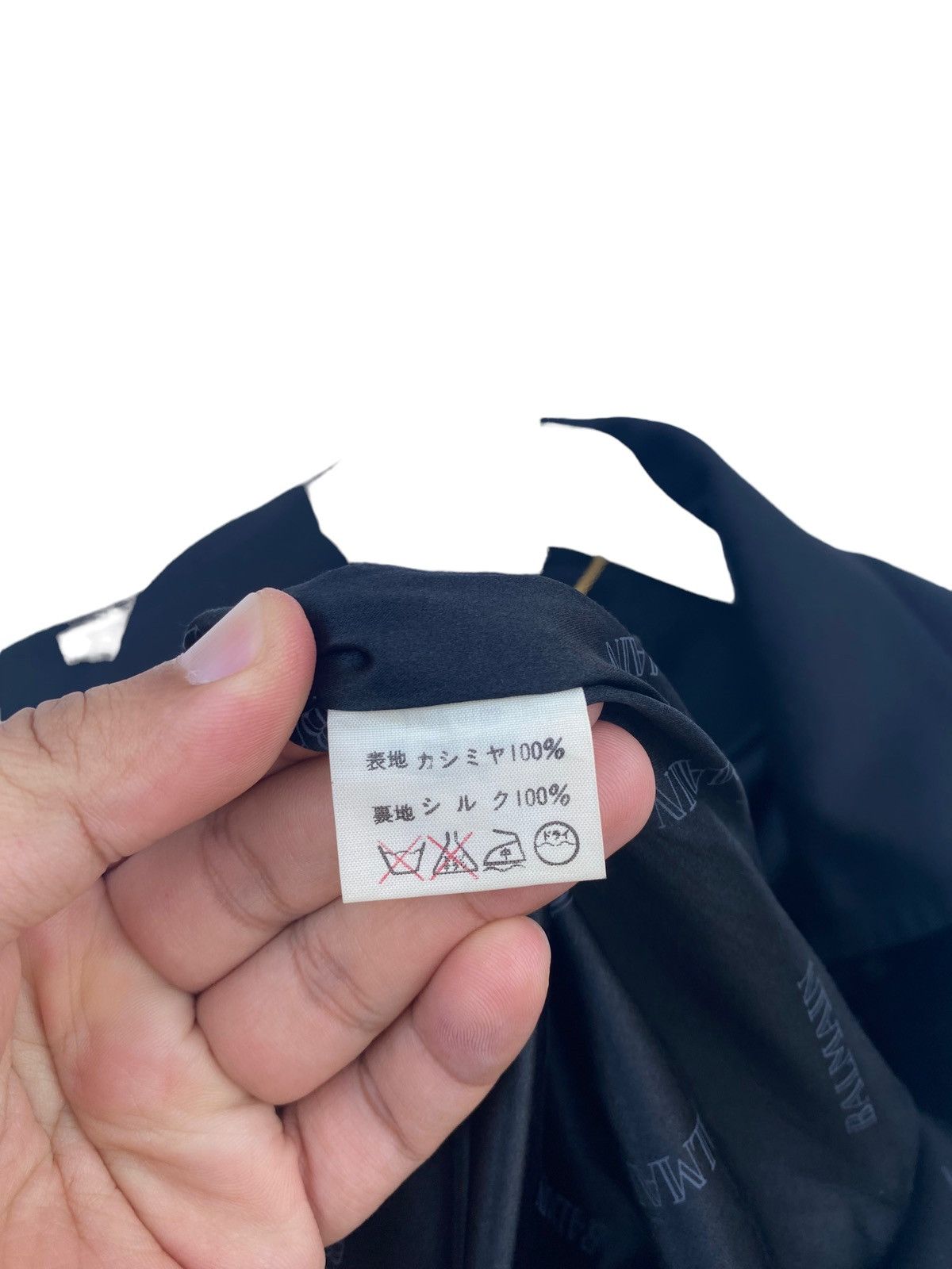 Balmain × Designer × Vintage Vintage Balmain Pure Cashmere TrenchCoat Size US M / EU 48-50 / 2 - 11 Thumbnail