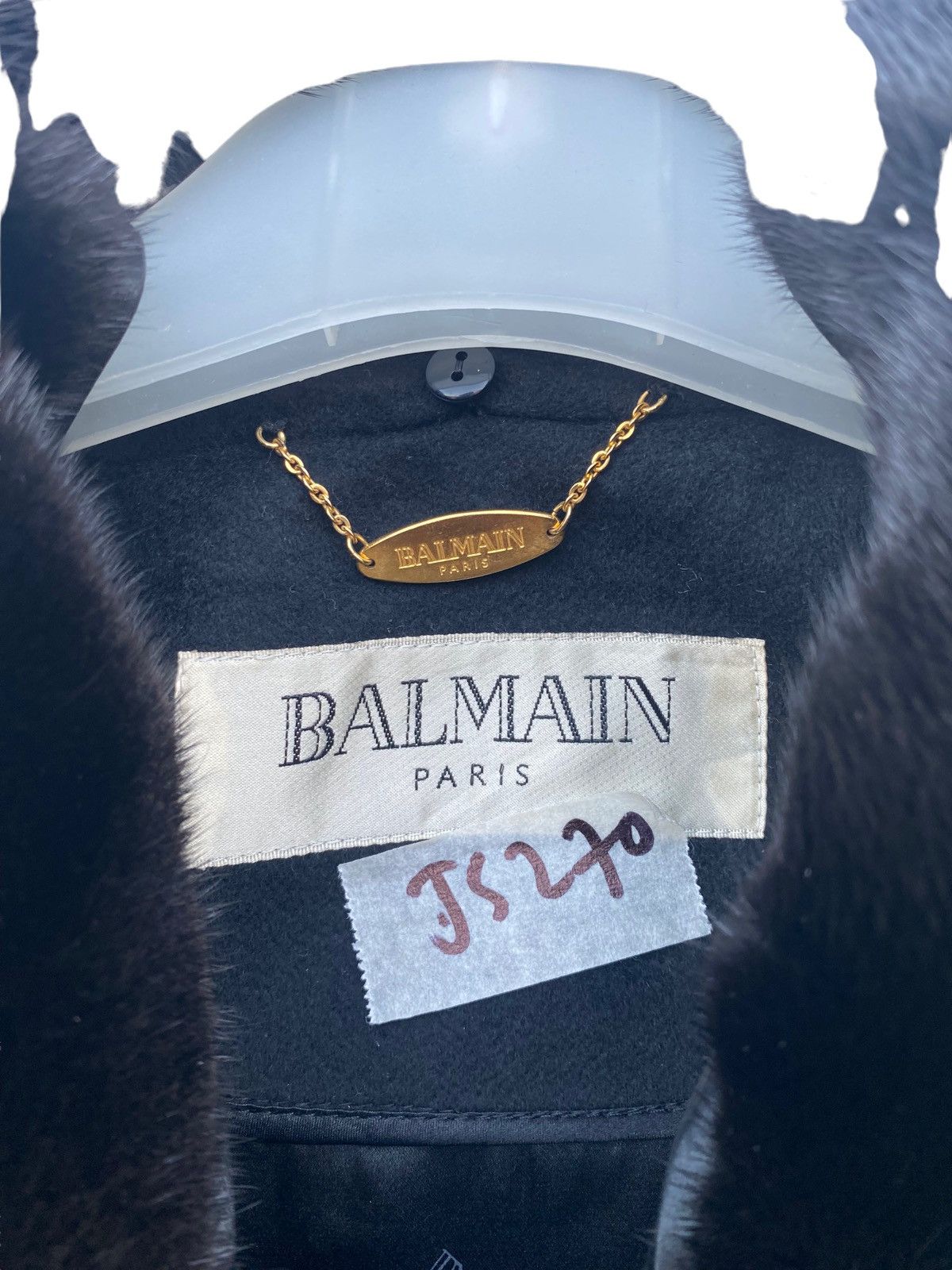 Balmain × Designer × Vintage Vintage Balmain Pure Cashmere TrenchCoat Size US M / EU 48-50 / 2 - 4 Thumbnail