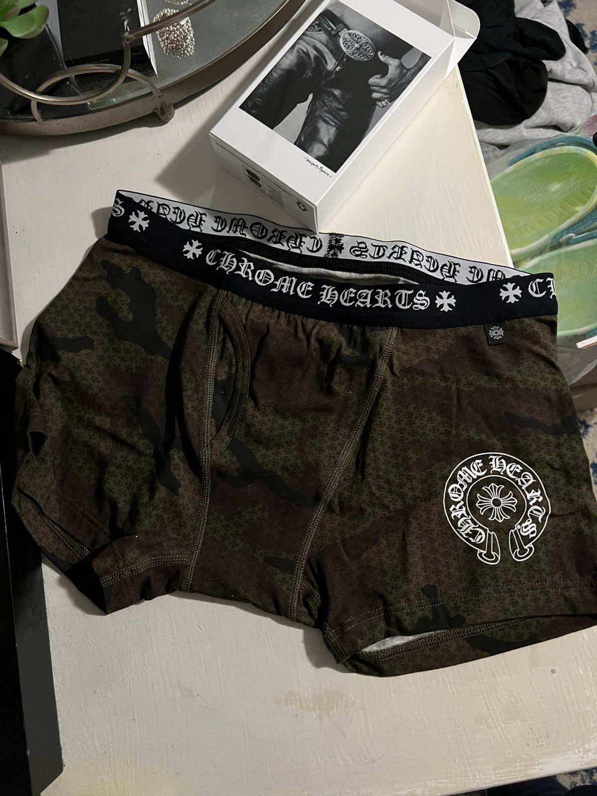 Chrome Hearts Chrome Hearts Camo Horseshoe Boxer Small | Grailed