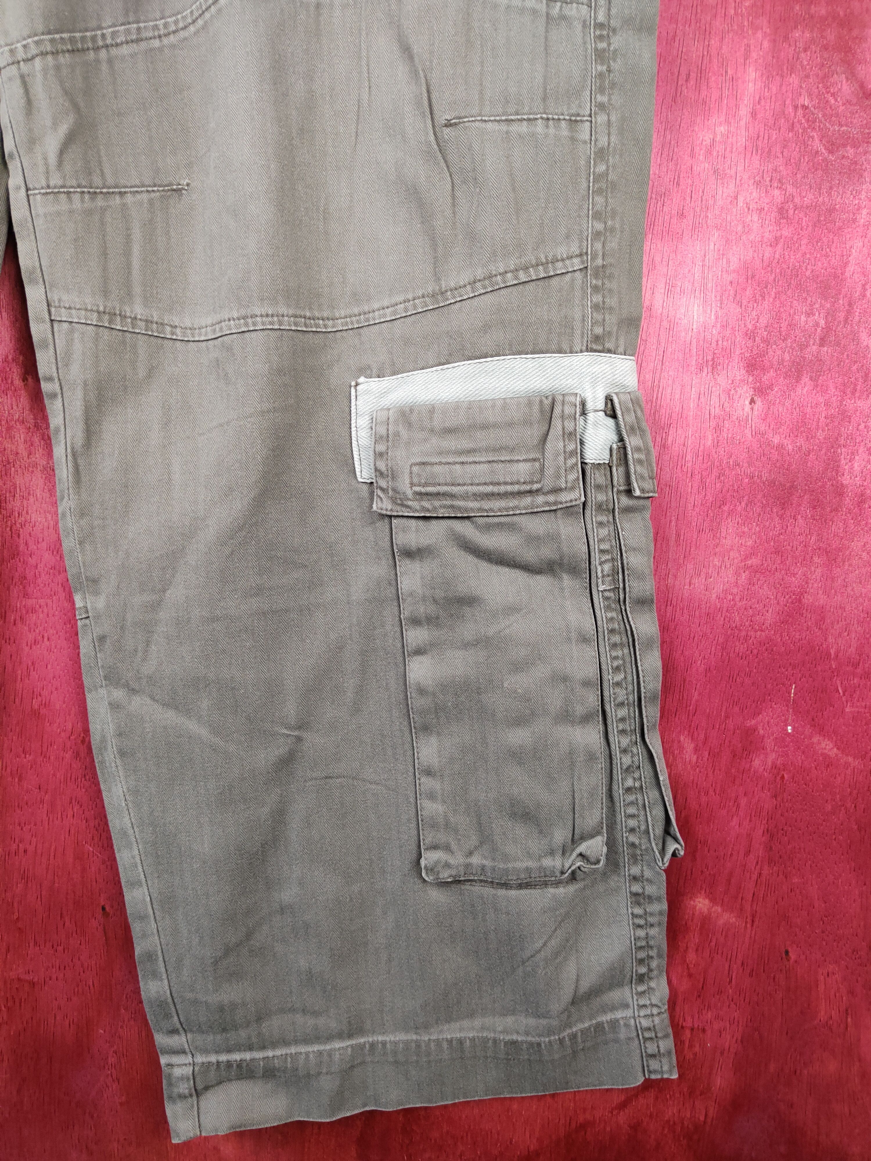 Japanese Brand Nautica Green Multi Pocket Tactical Cargo Pants #S527 Size US 34 / EU 50 - 6 Thumbnail