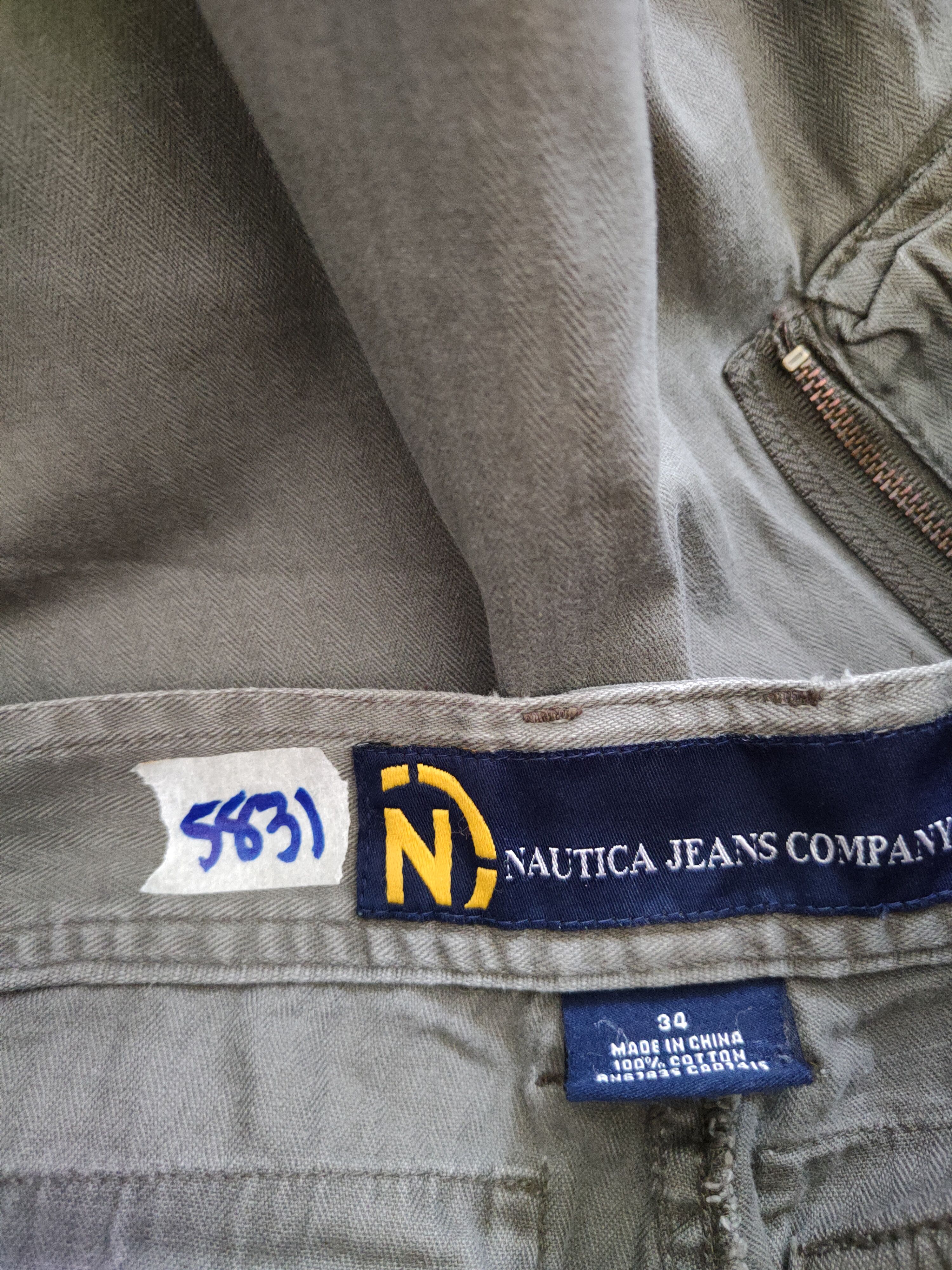 Japanese Brand Nautica Green Multi Pocket Tactical Cargo Pants #S527 Size US 34 / EU 50 - 15 Thumbnail