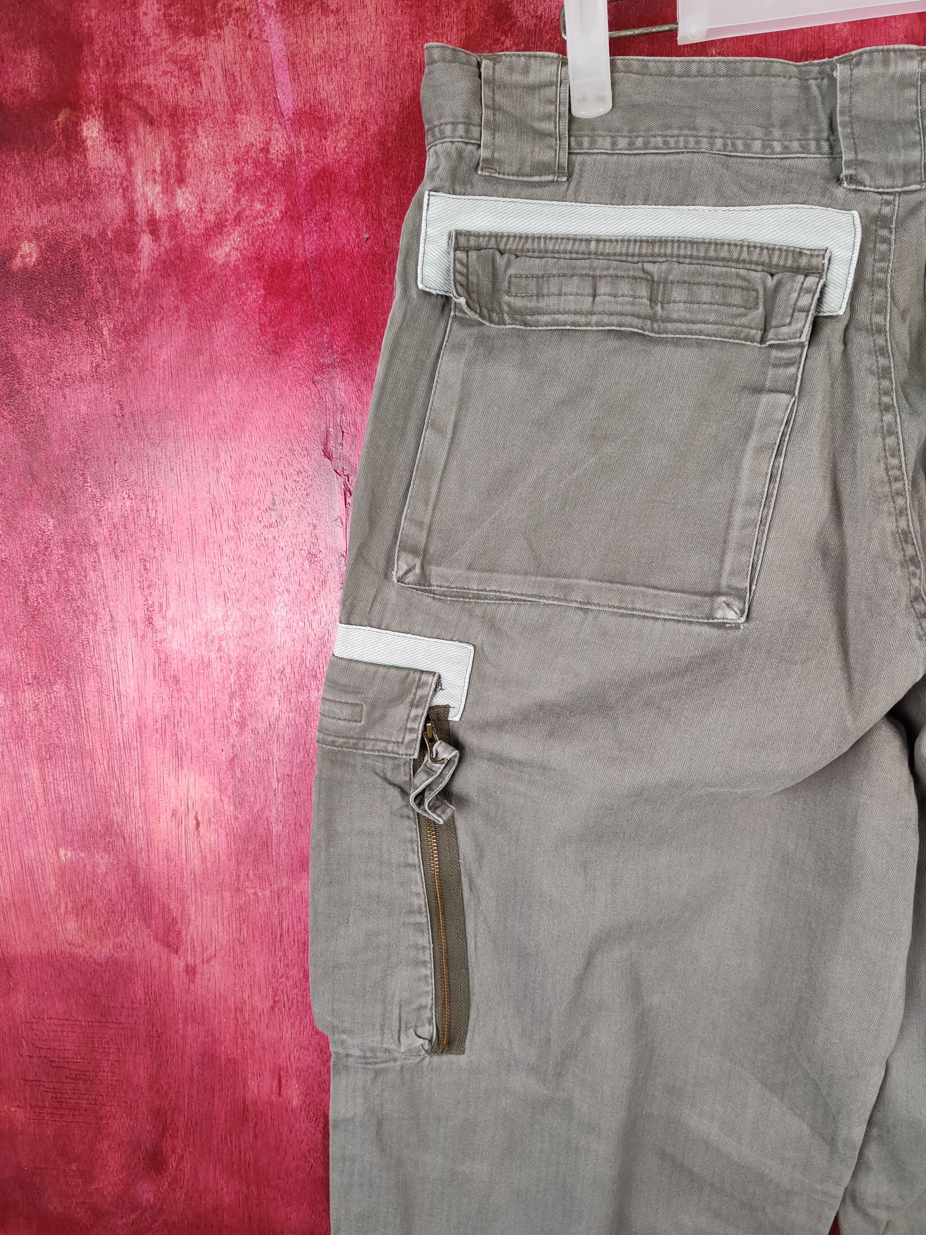 Japanese Brand Nautica Green Multi Pocket Tactical Cargo Pants #S527 Size US 34 / EU 50 - 8 Thumbnail