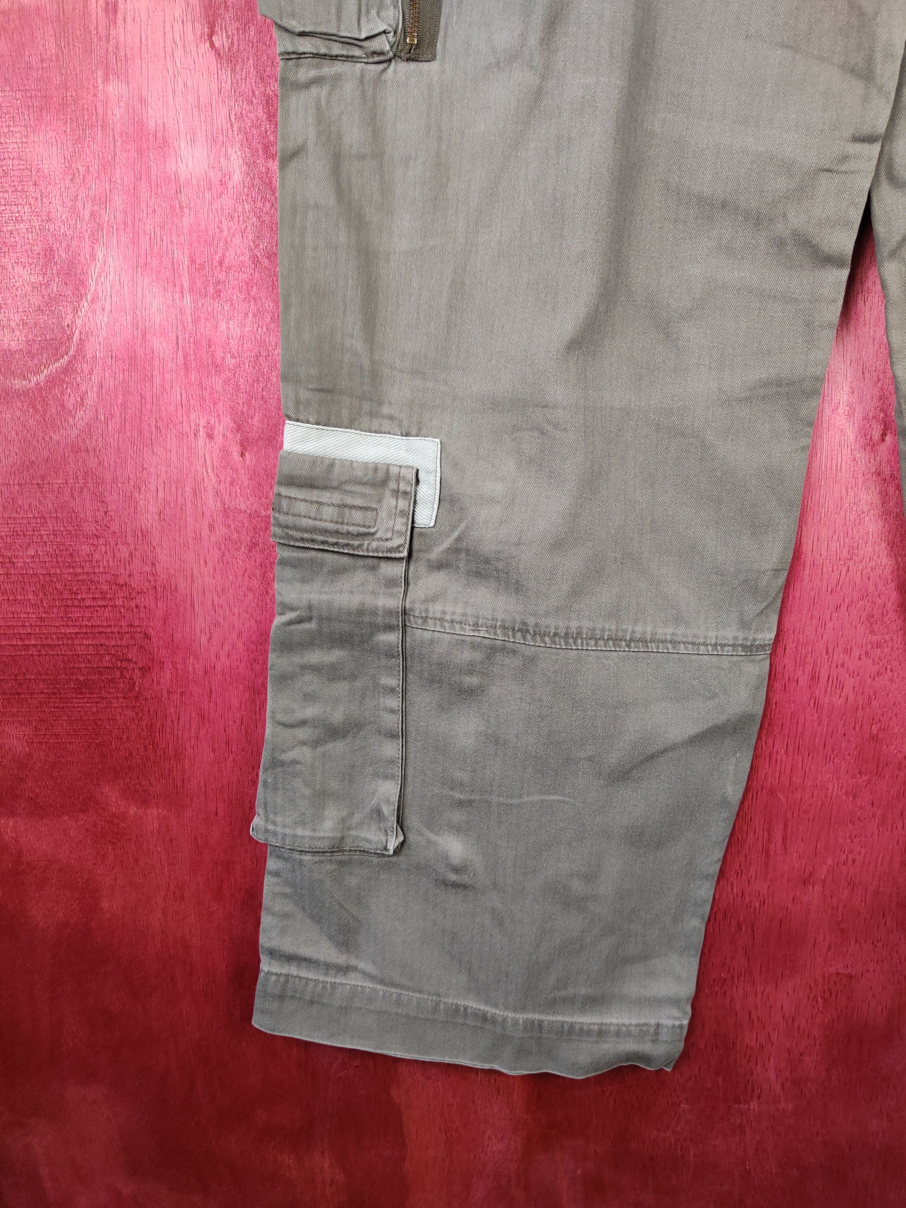 Japanese Brand Nautica Green Multi Pocket Tactical Cargo Pants #S527 Size US 34 / EU 50 - 9 Thumbnail
