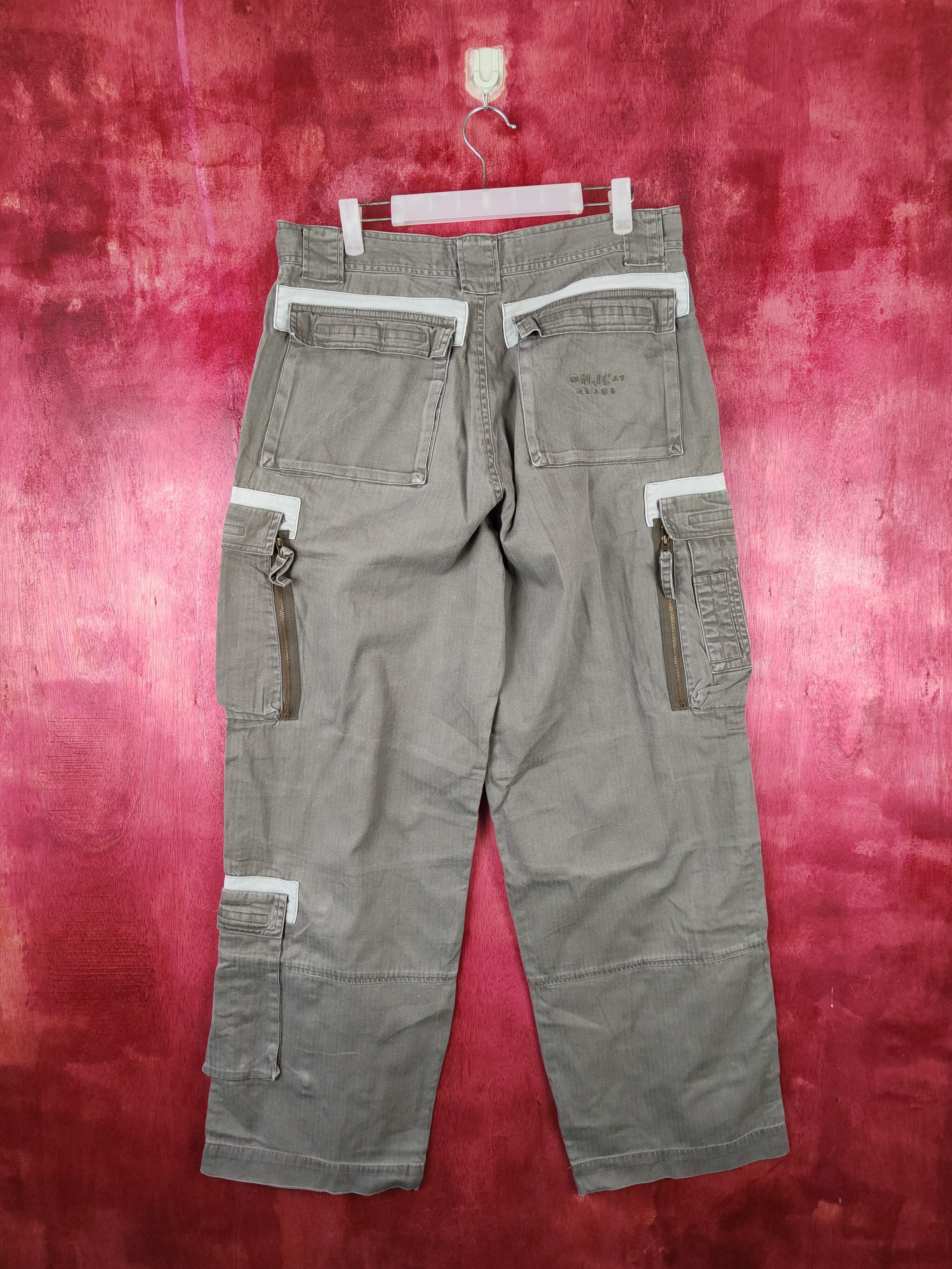 Japanese Brand Nautica Green Multi Pocket Tactical Cargo Pants #S527 Size US 34 / EU 50 - 7 Thumbnail