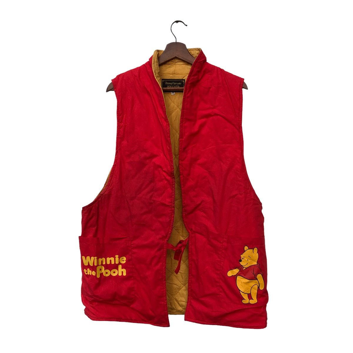 Disney Vintage Pooh Disney Character Hanten Yoshimura Vest Jacket Size US M / EU 48-50 / 2 - 2 Thumbnail