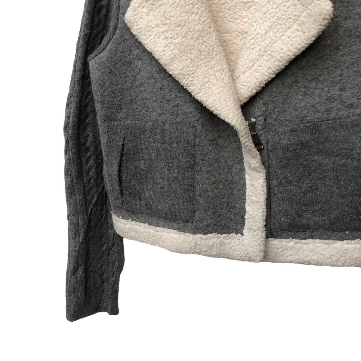 Aran Isles Knitwear × Zara Awesome Zara Knitwear Double Collar Jacket Size US M / EU 48-50 / 2 - 5 Thumbnail