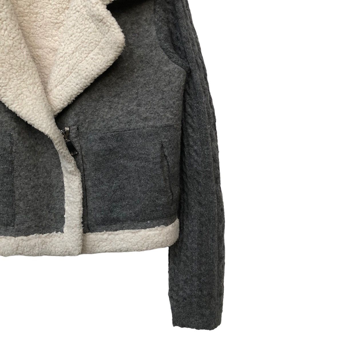 Aran Isles Knitwear × Zara Awesome Zara Knitwear Double Collar Jacket Size US M / EU 48-50 / 2 - 4 Thumbnail
