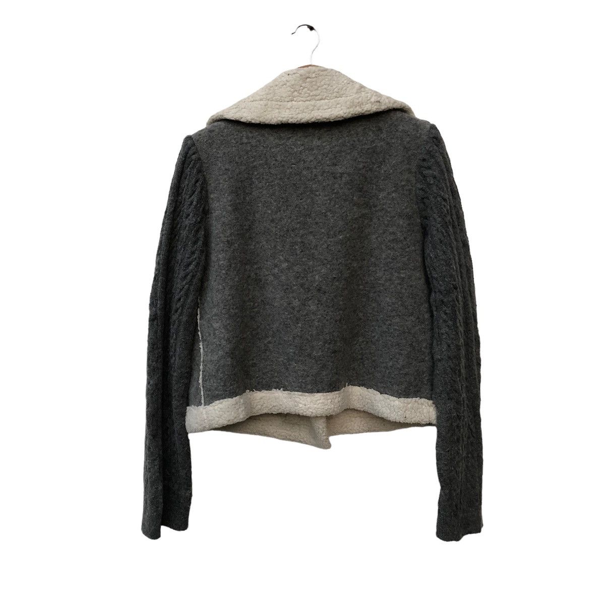Aran Isles Knitwear × Zara Awesome Zara Knitwear Double Collar Jacket Size US M / EU 48-50 / 2 - 2 Thumbnail