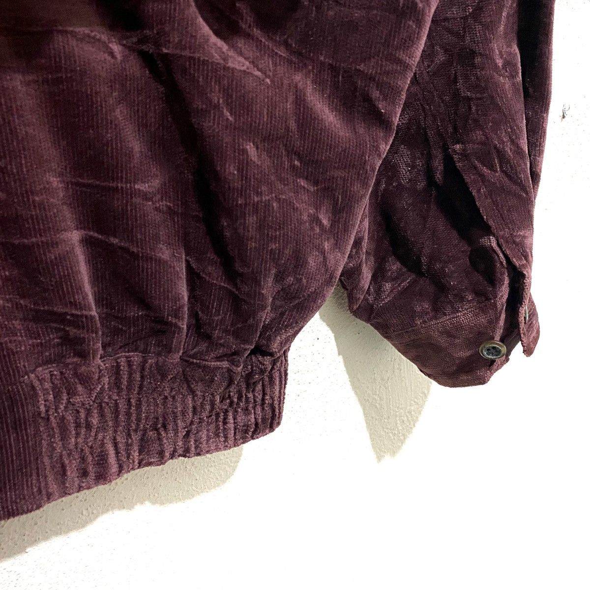Balenciaga Vintage BALENCIAGA Velvet Corduroy Bomber Jacket Size US L / EU 52-54 / 3 - 6 Thumbnail