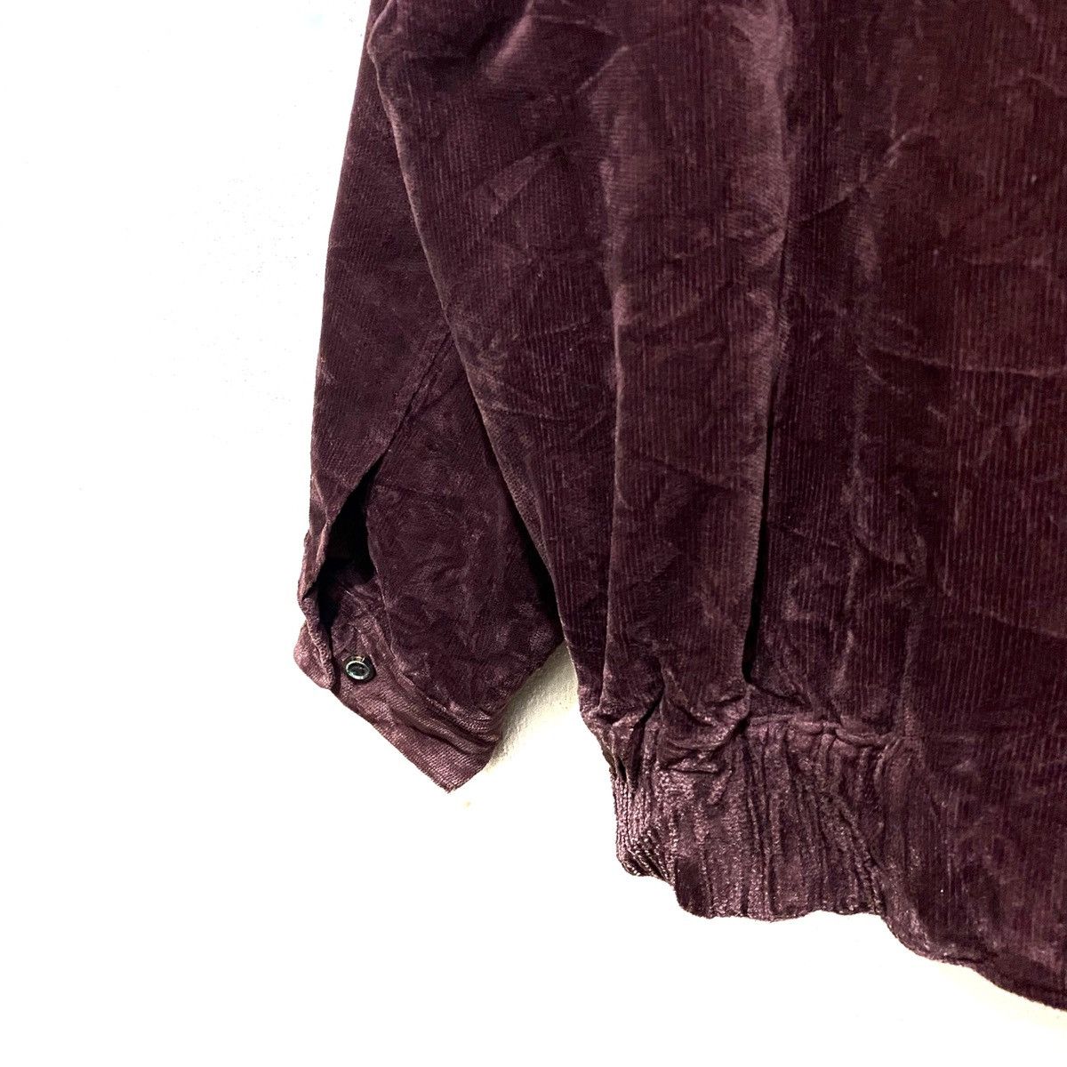 Balenciaga Vintage BALENCIAGA Velvet Corduroy Bomber Jacket Size US L / EU 52-54 / 3 - 5 Thumbnail
