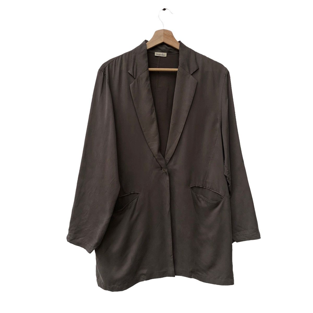 image of Italian Designers Steven Alan Jacket in Dark Brown, Women's (Size Large)