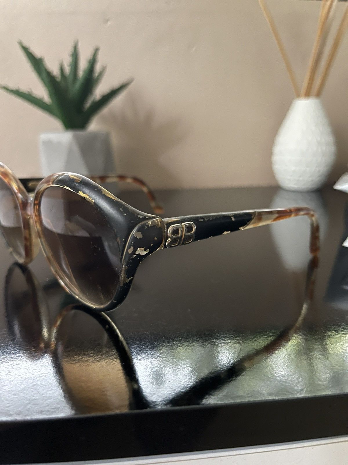 Balenciaga Vintage Balenciaga Sunglasses Size ONE SIZE - 2 Thumbnail