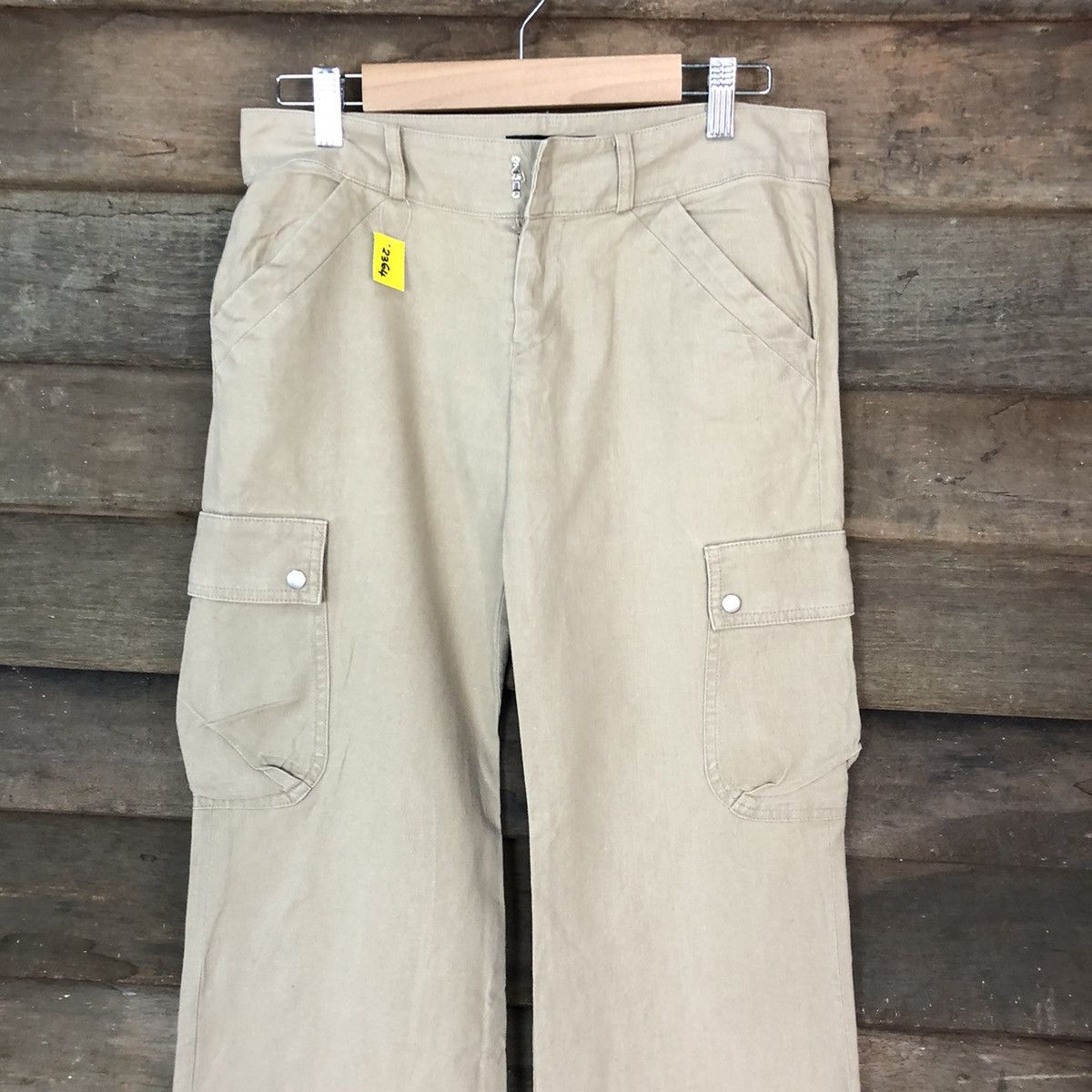 Japanese Brand DLL J&R Brown vintage utility palazo cargo pants#2364 Size 27" / US 4 / IT 40 - 2 Thumbnail