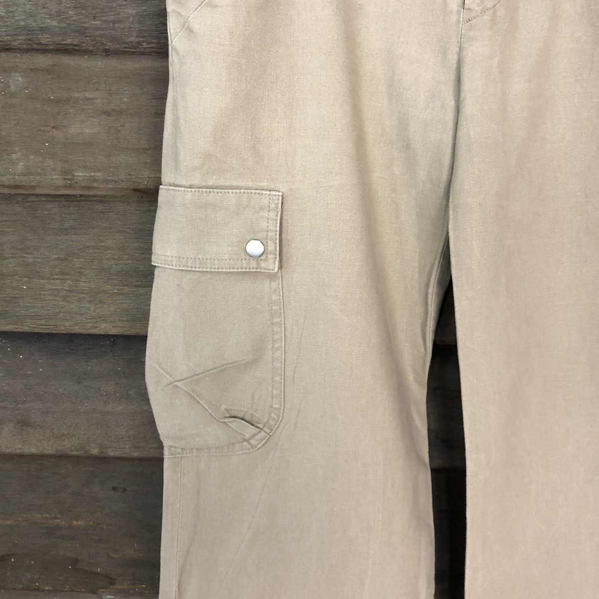 Japanese Brand DLL J&R Brown vintage utility palazo cargo pants#2364 Size 27" / US 4 / IT 40 - 6 Thumbnail