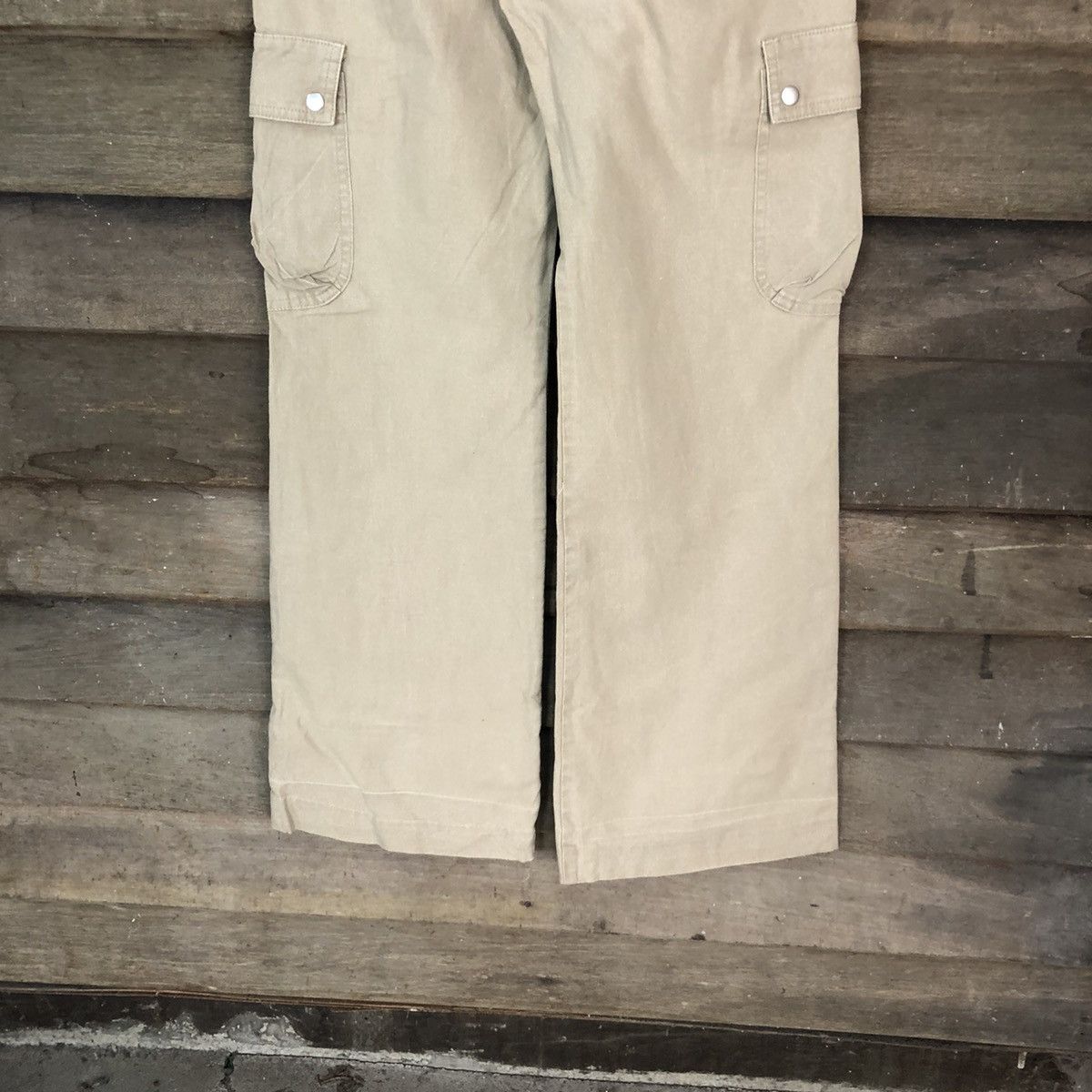 Japanese Brand DLL J&R Brown vintage utility palazo cargo pants#2364 Size 27" / US 4 / IT 40 - 13 Thumbnail