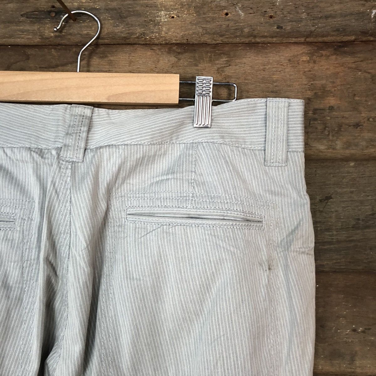 Japanese Brand D Epoca Light Grey Cargo Pants Multiple Pocket #2361 Size US 32 / EU 48 - 15 Thumbnail