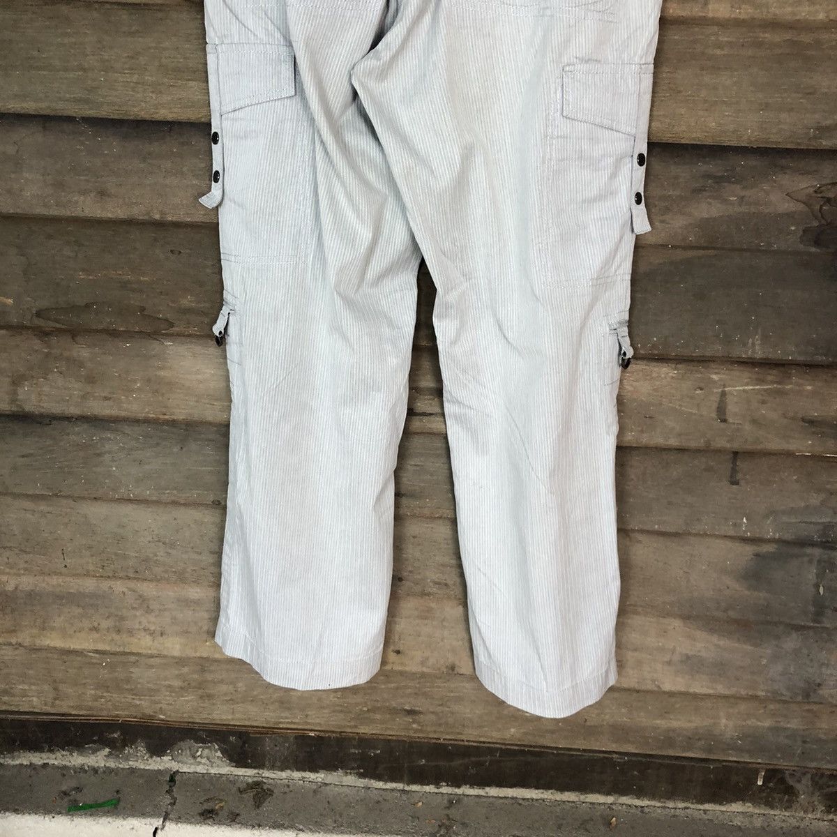Japanese Brand D Epoca Light Grey Cargo Pants Multiple Pocket #2361 Size US 32 / EU 48 - 13 Thumbnail