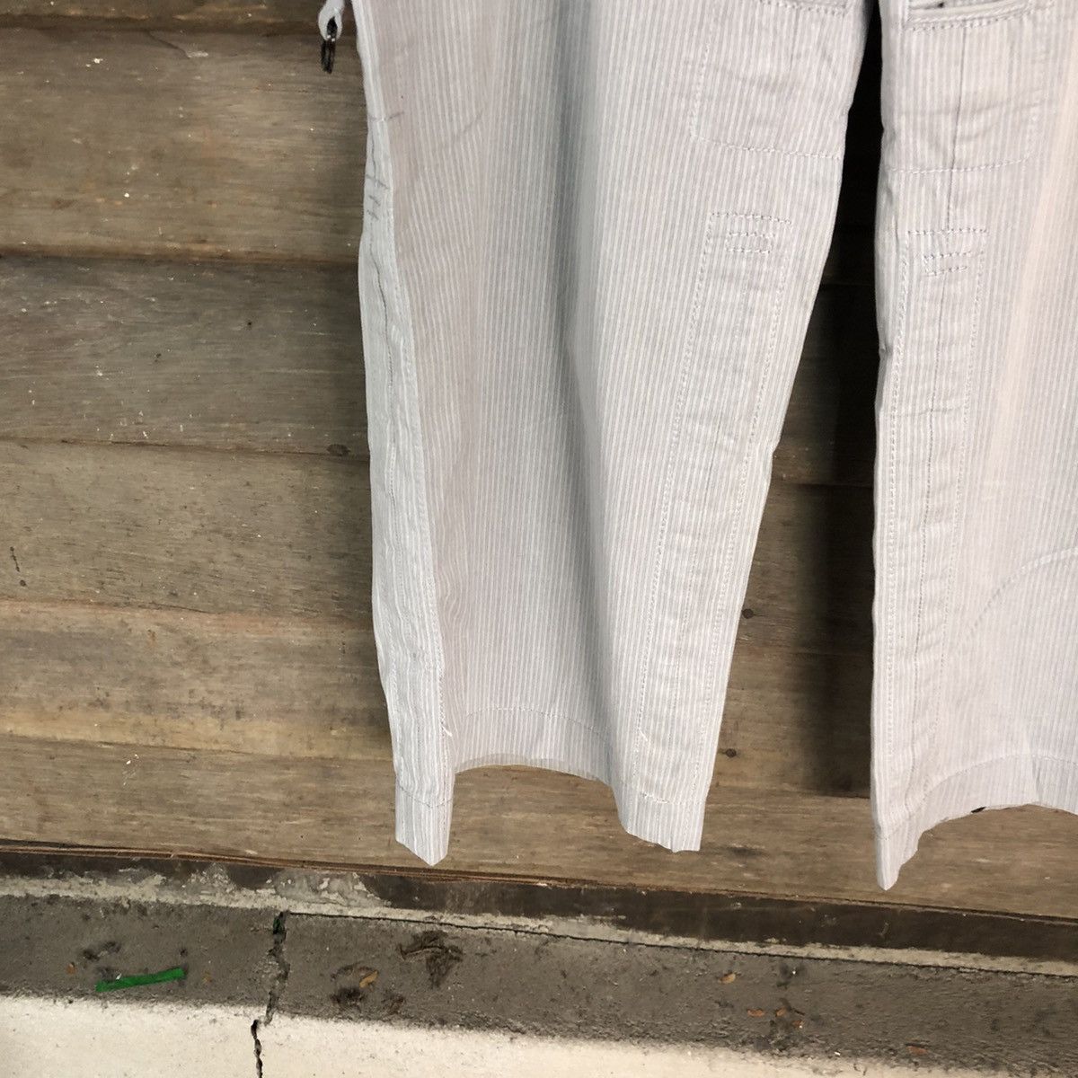 Japanese Brand D Epoca Light Grey Cargo Pants Multiple Pocket #2361 Size US 32 / EU 48 - 8 Thumbnail