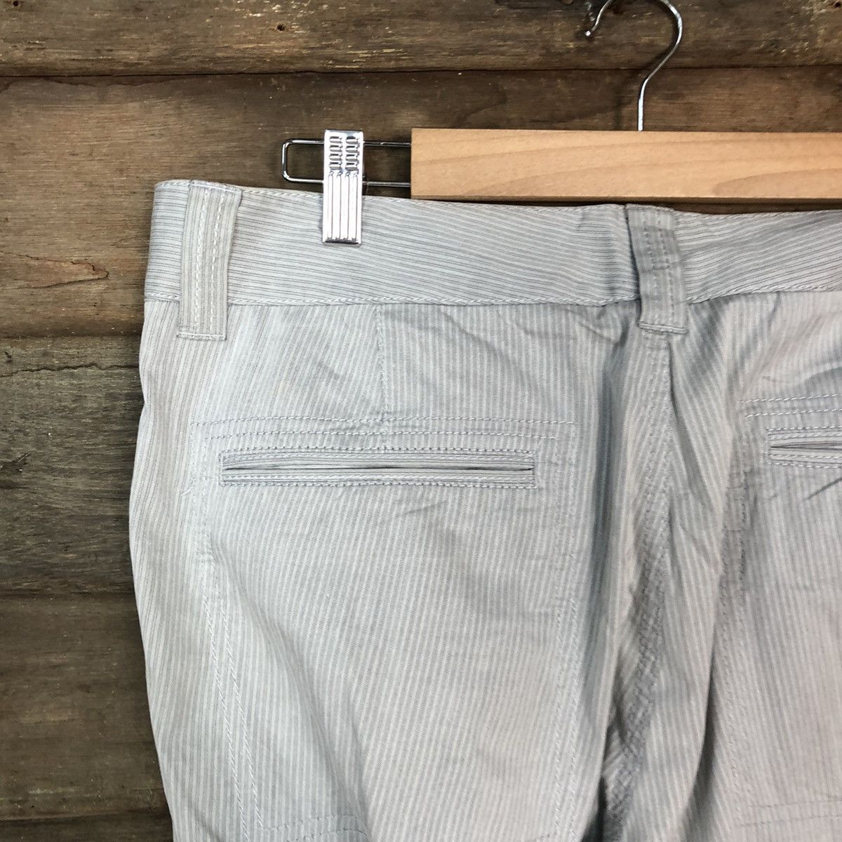 Japanese Brand D Epoca Light Grey Cargo Pants Multiple Pocket #2361 Size US 32 / EU 48 - 14 Thumbnail