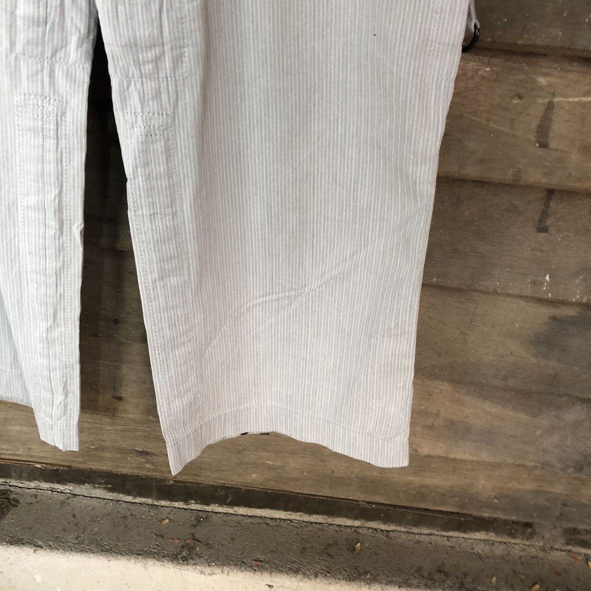 Japanese Brand D Epoca Light Grey Cargo Pants Multiple Pocket #2361 Size US 32 / EU 48 - 9 Thumbnail