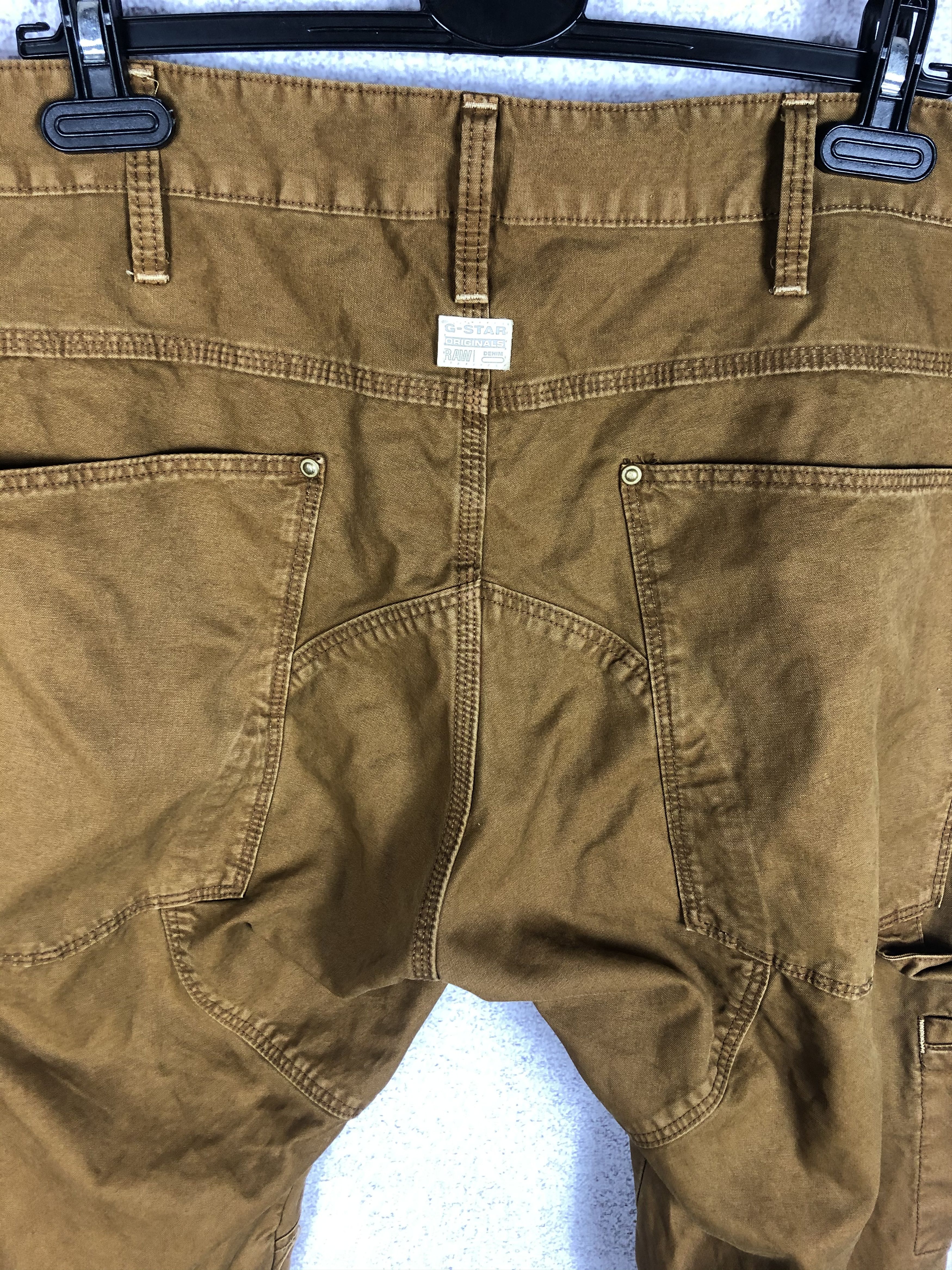 G-Star G-Star Raw Tapeted 3D Workwear Brown Pants Size US 32 / EU 48 - 7 Thumbnail