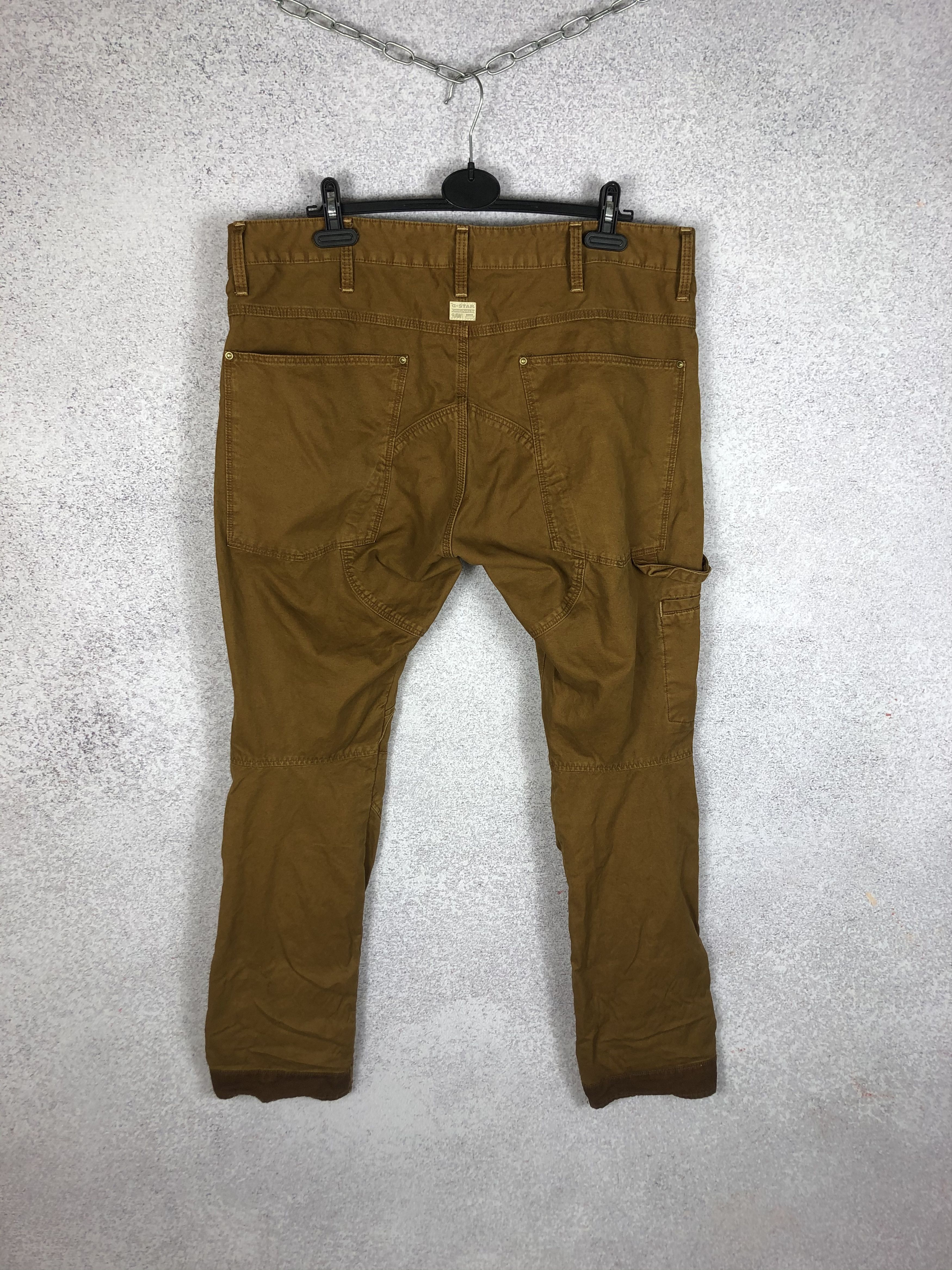 G-Star G-Star Raw Tapeted 3D Workwear Brown Pants Size US 32 / EU 48 - 2 Thumbnail