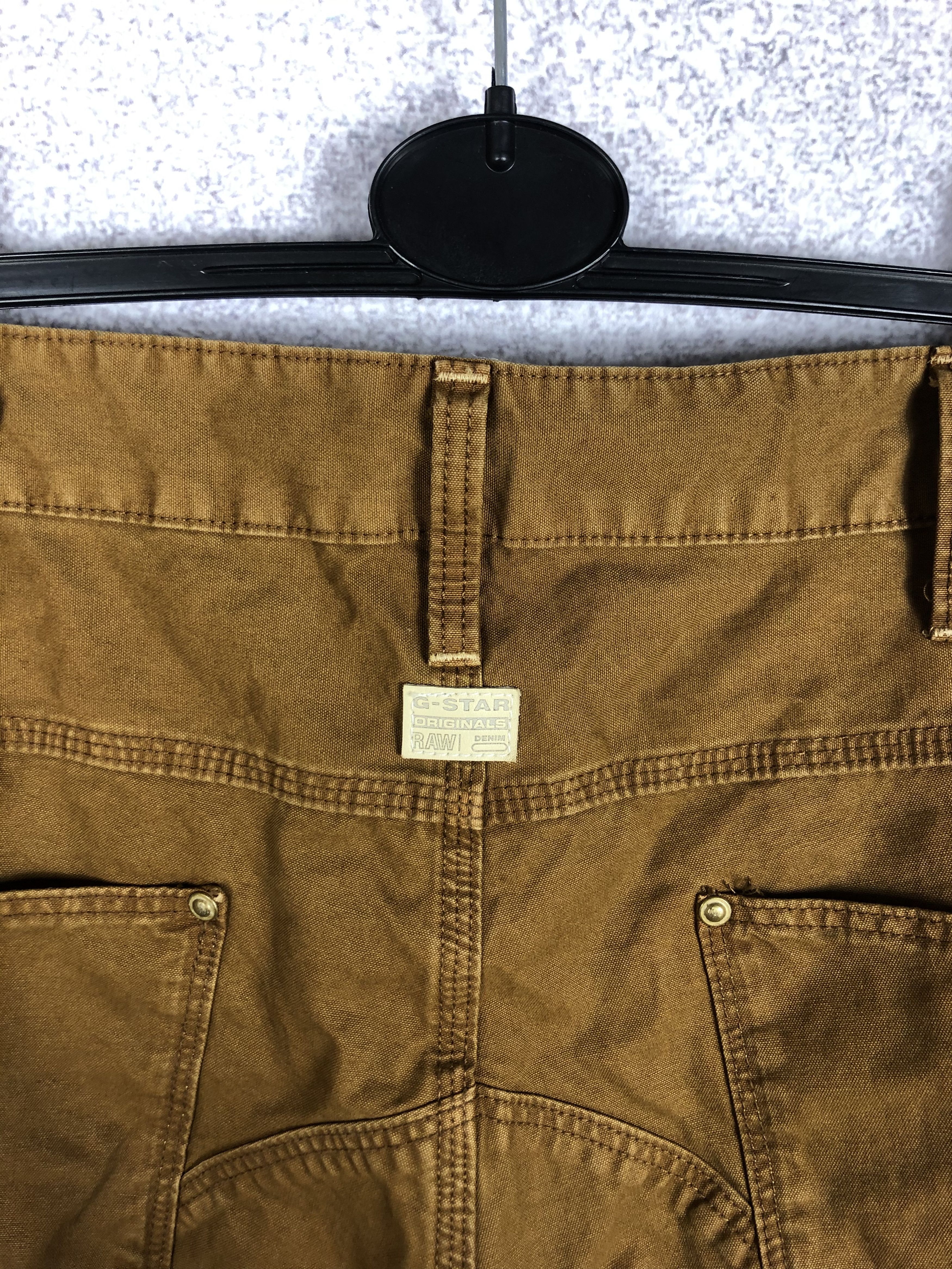 G-Star G-Star Raw Tapeted 3D Workwear Brown Pants Size US 32 / EU 48 - 8 Thumbnail