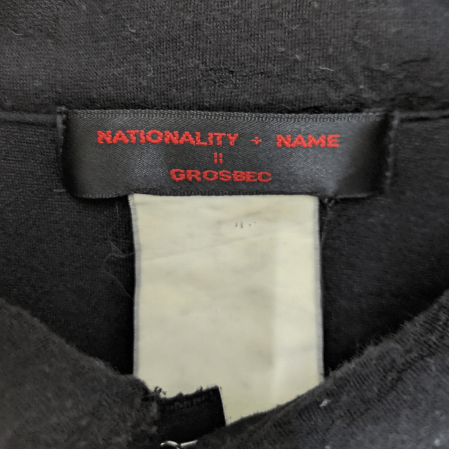 Japanese Brand NATIONALITY + NAME Plan Black Polo Sweatshirt Size US S / EU 44-46 / 1 - 7 Thumbnail