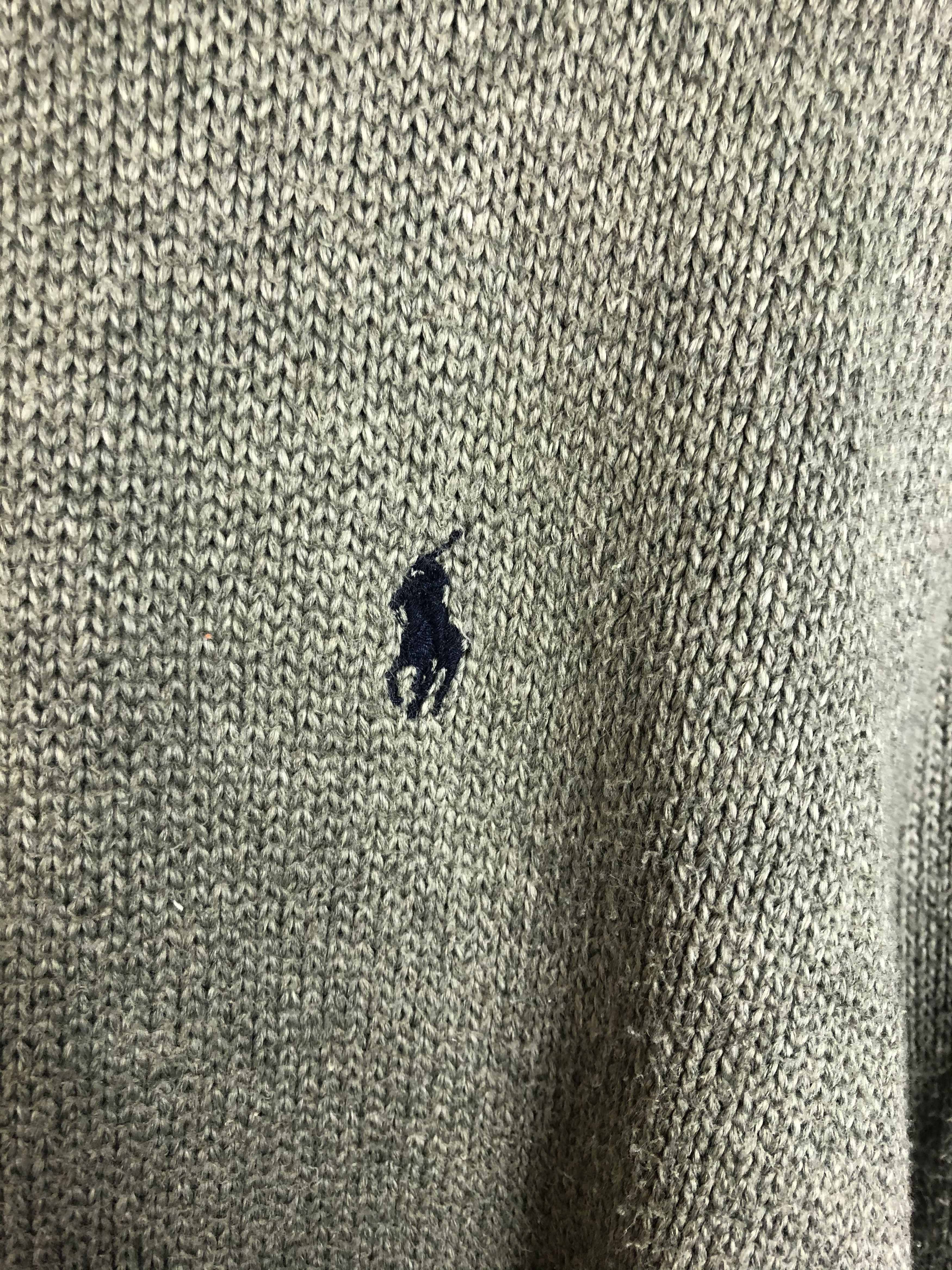 Polo Ralph Lauren Vintage Polo Ralph Lauren 1/3 Zip Knitted Sweater Size US L / EU 52-54 / 3 - 2 Thumbnail