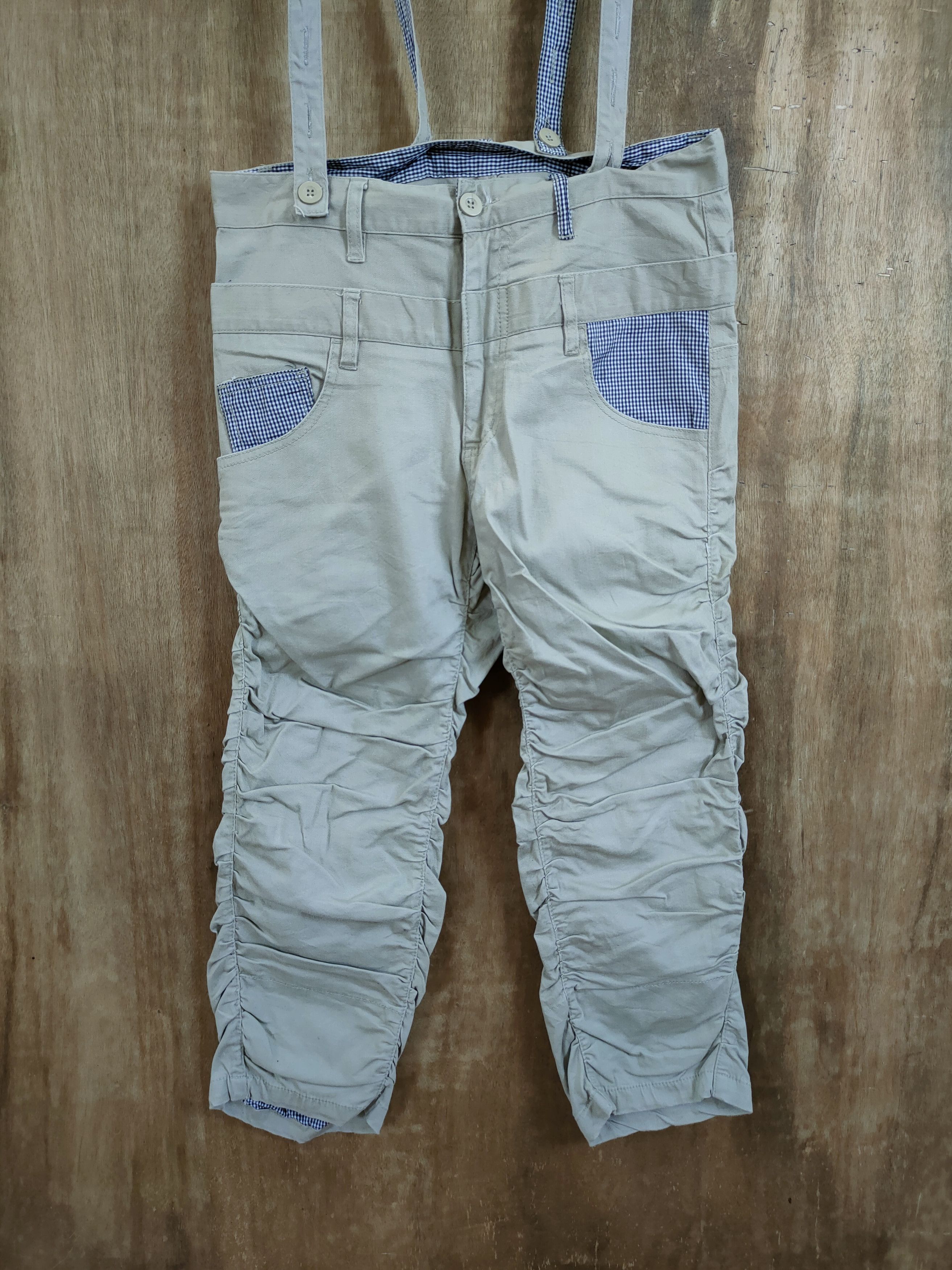 Japanese Brand DLL Japan double waist streetwear spring cargo pants #1085 Size 30" / US 8 / IT 44 - 2 Thumbnail